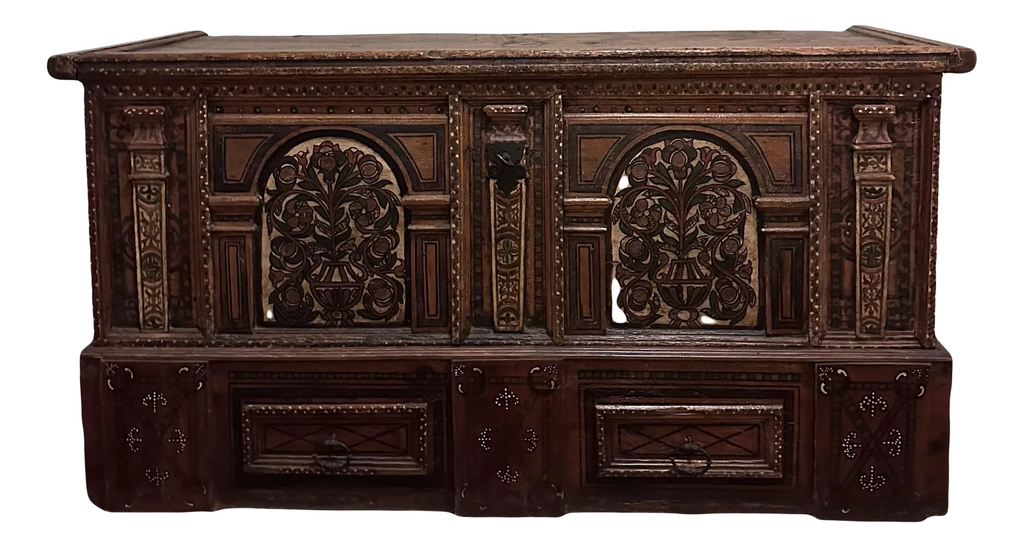 18th Century Tyrolean Blanket or Wedding Chest