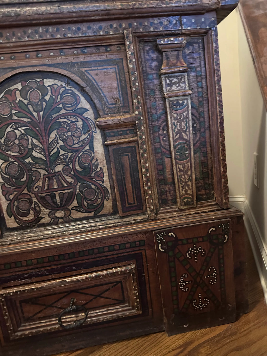 18th Century Tyrolean Blanket or Wedding Chest