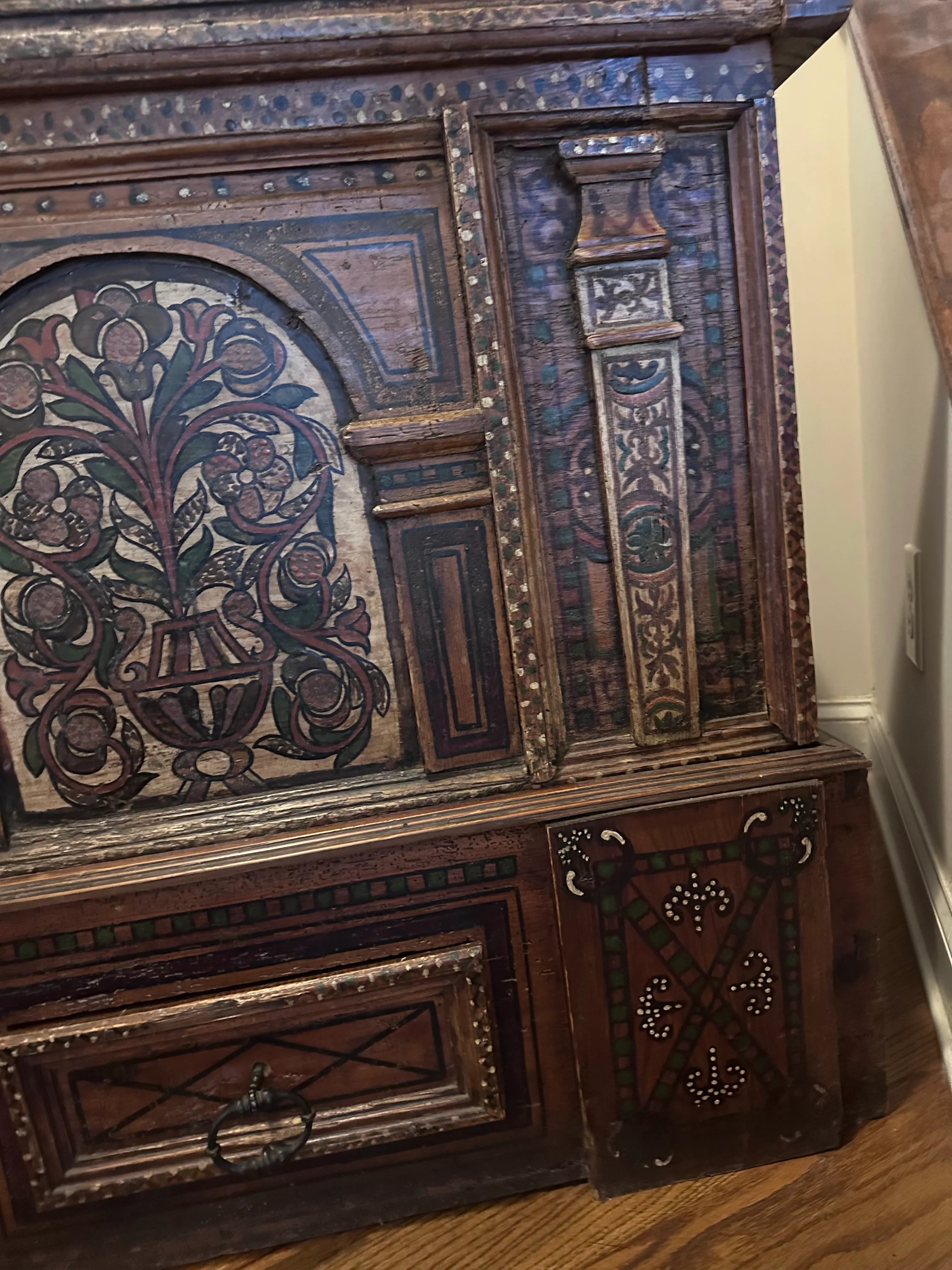 18th Century Tyrolean Blanket or Wedding Chest