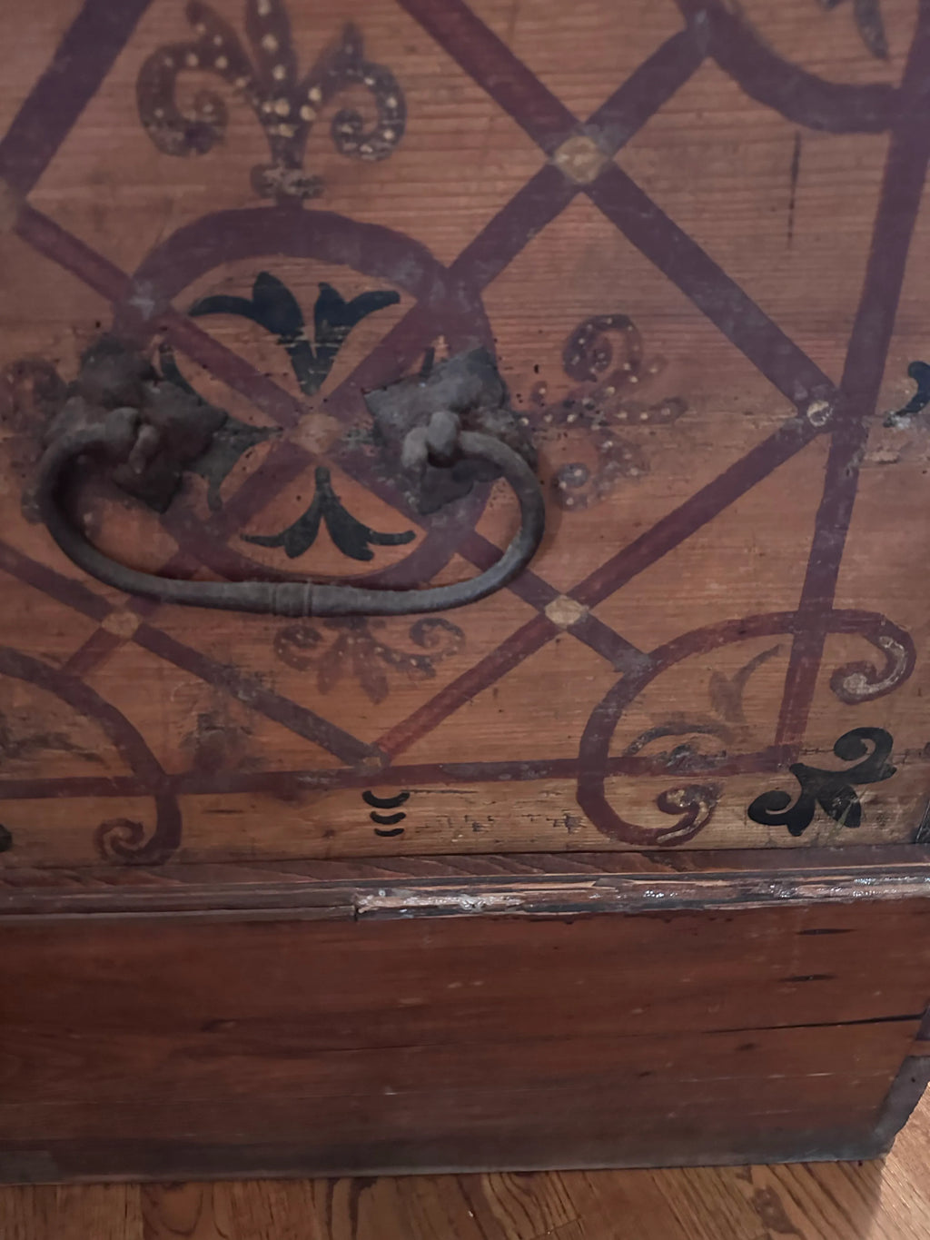 18th Century Tyrolean Blanket or Wedding Chest