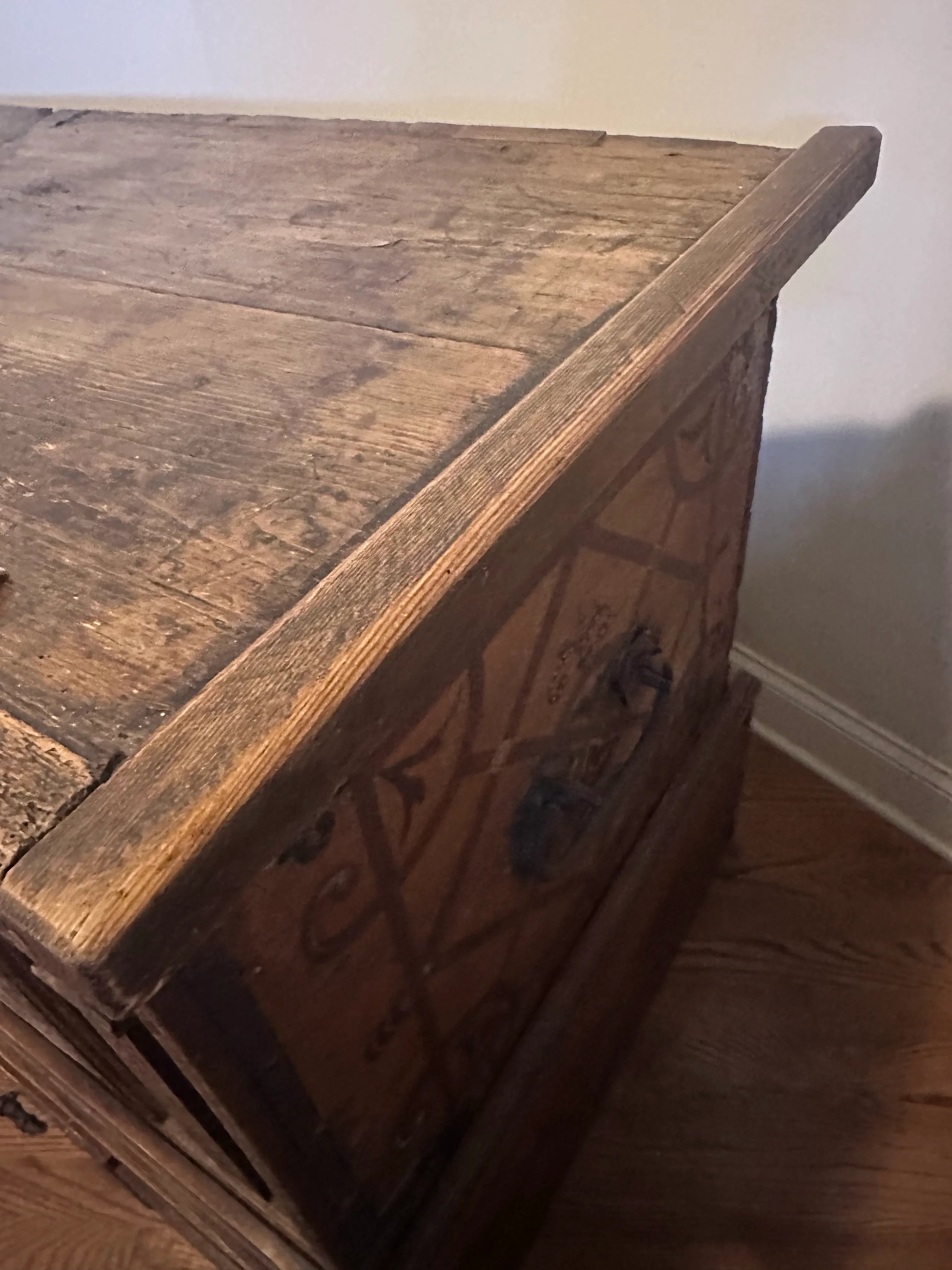 18th Century Tyrolean Blanket or Wedding Chest