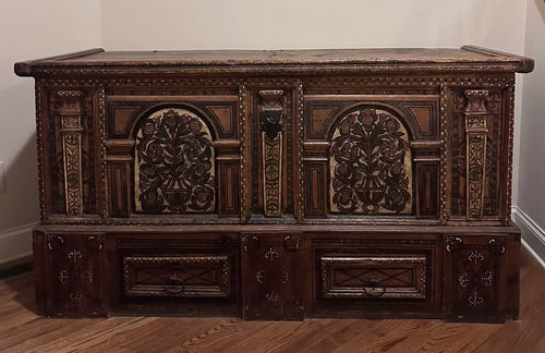 18th Century Tyrolean Blanket or Wedding Chest