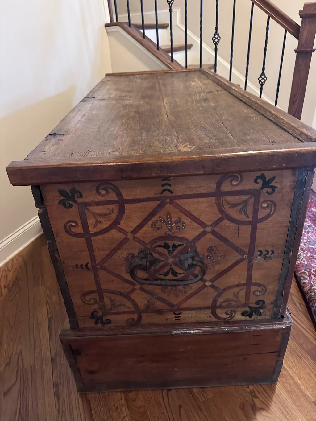 18th Century Tyrolean Blanket or Wedding Chest