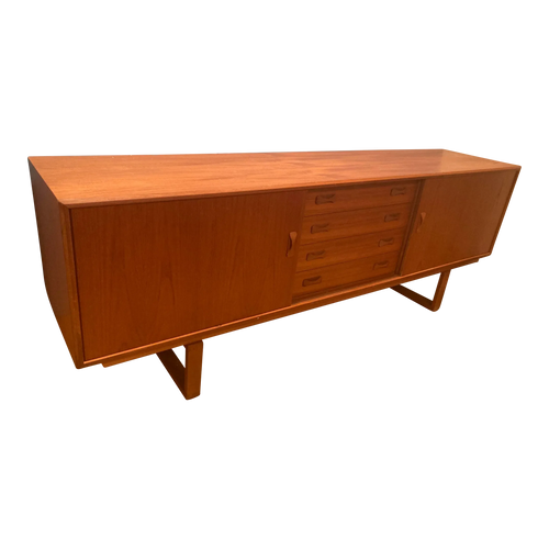 1960s Danish Modern Teak Credenza by Clausen and Son - Silkebørg