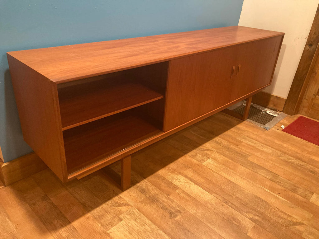1960s Danish Modern Teak Credenza by Clausen and Son - Silkebørg