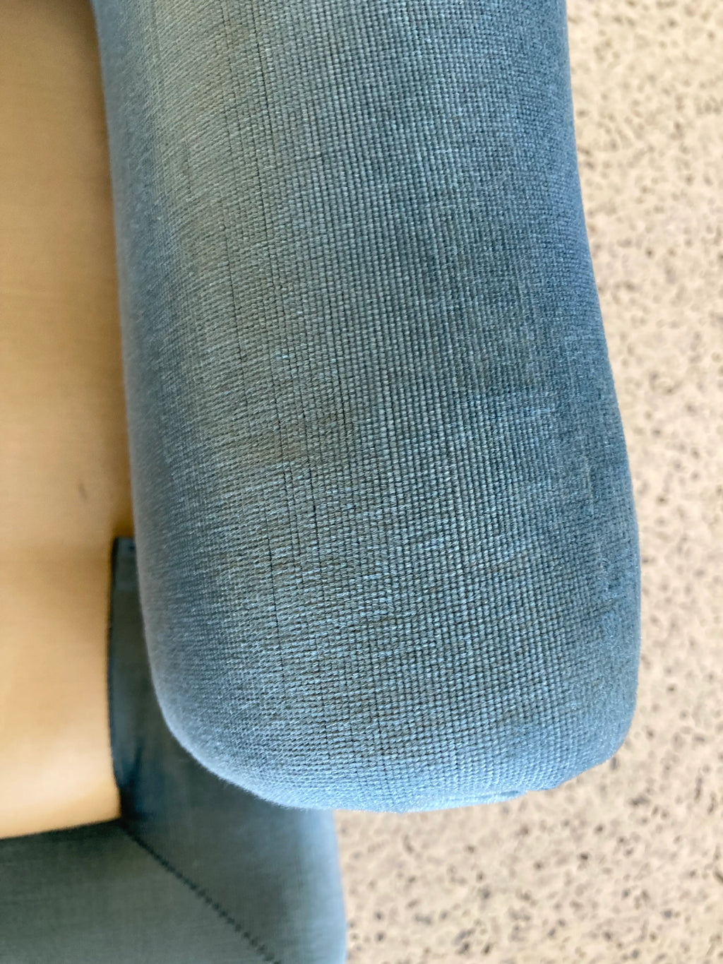 1960s Vintage Hollywood Regency Lane Clyde Pearson Aqua Velvet Club Chairs for Lane - A Pair