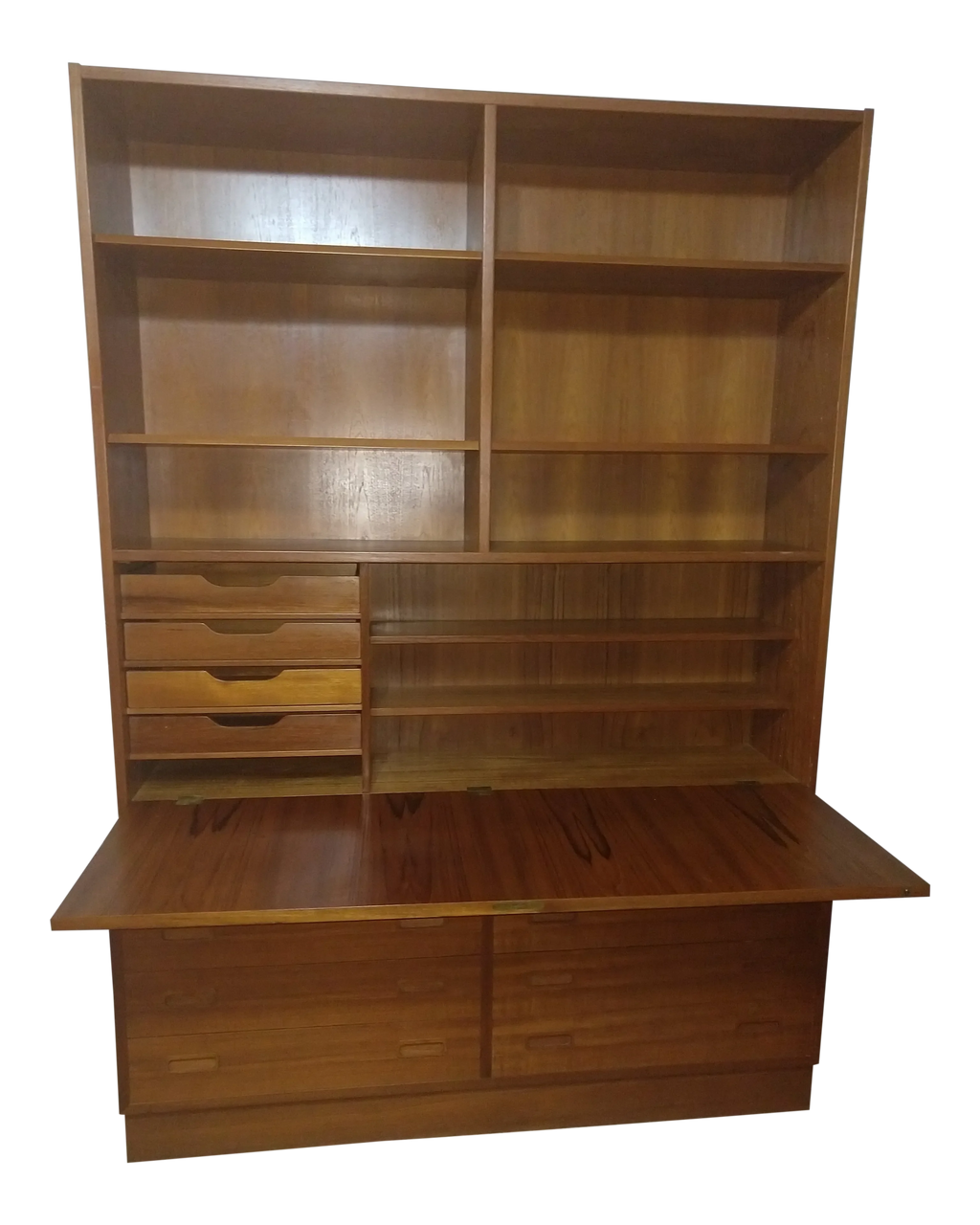 1960s Vintage Poul Hundevad Danish Modern Bookcase