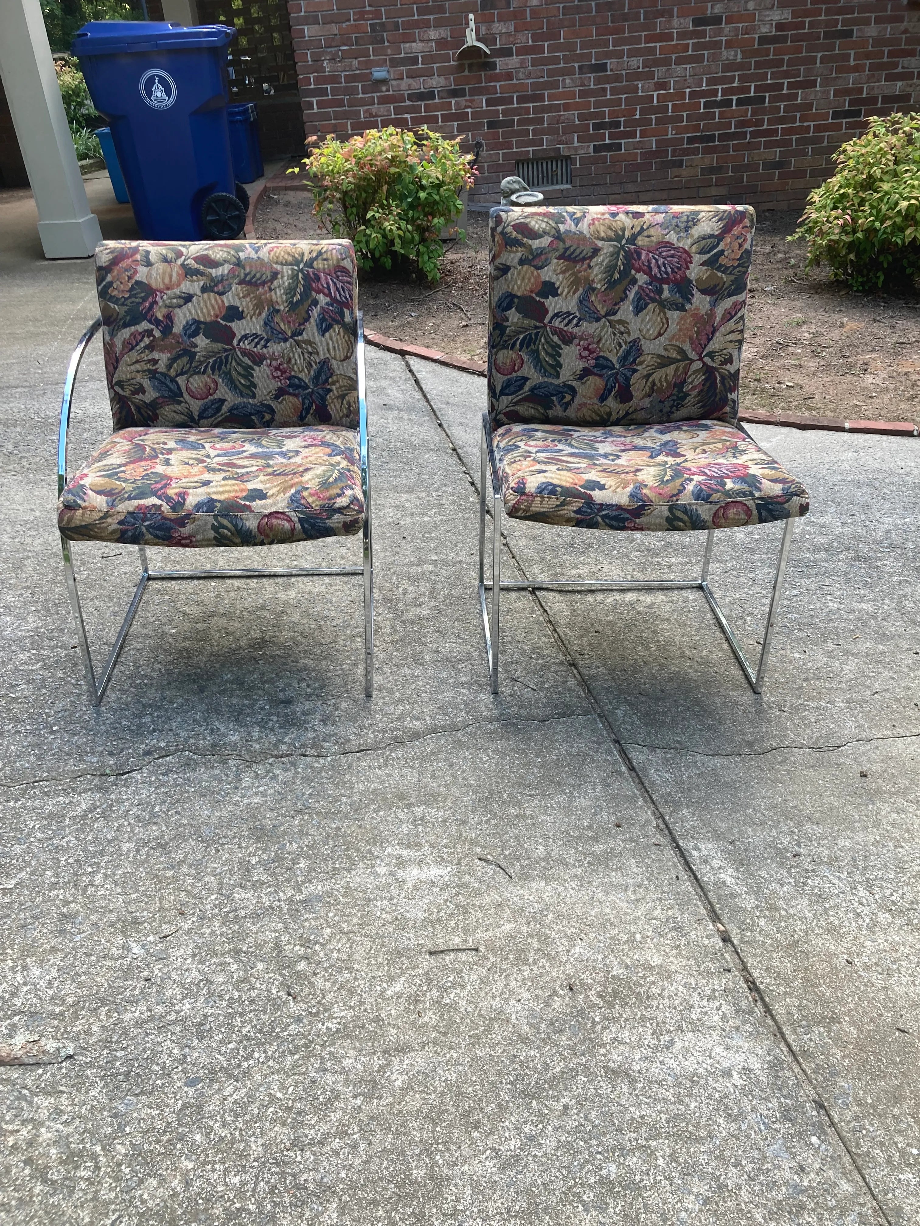 1970s Milo Baughman for Thayer Coggin Iridescent Lucite and Smoked Glass Dining Table and Set of Six Slim Line Dining Chairs
