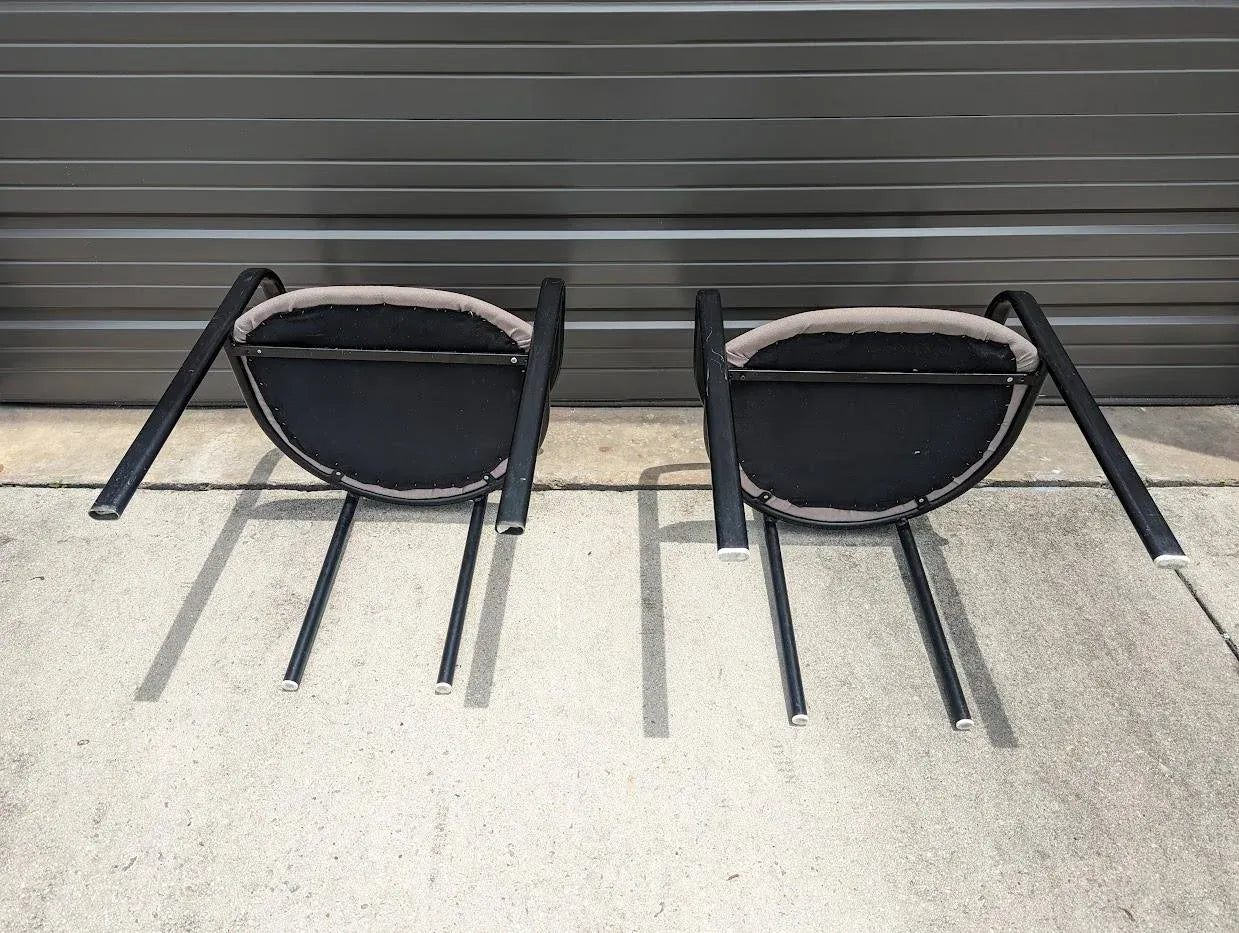 1980s Carlo Bimbi for Segis Martina Post Modern Dining Chairs - a Pair