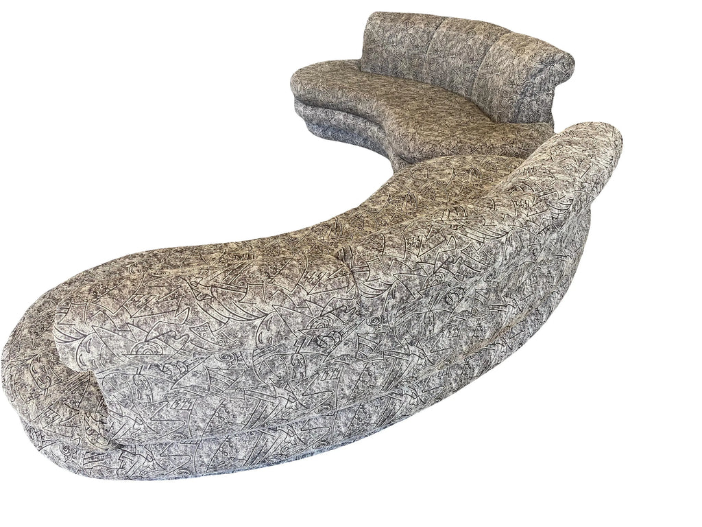 1990s Model 5970-9 Postmodern Biomorphic Cloud Sofa by Adrian Pearsall for Comfort Designs