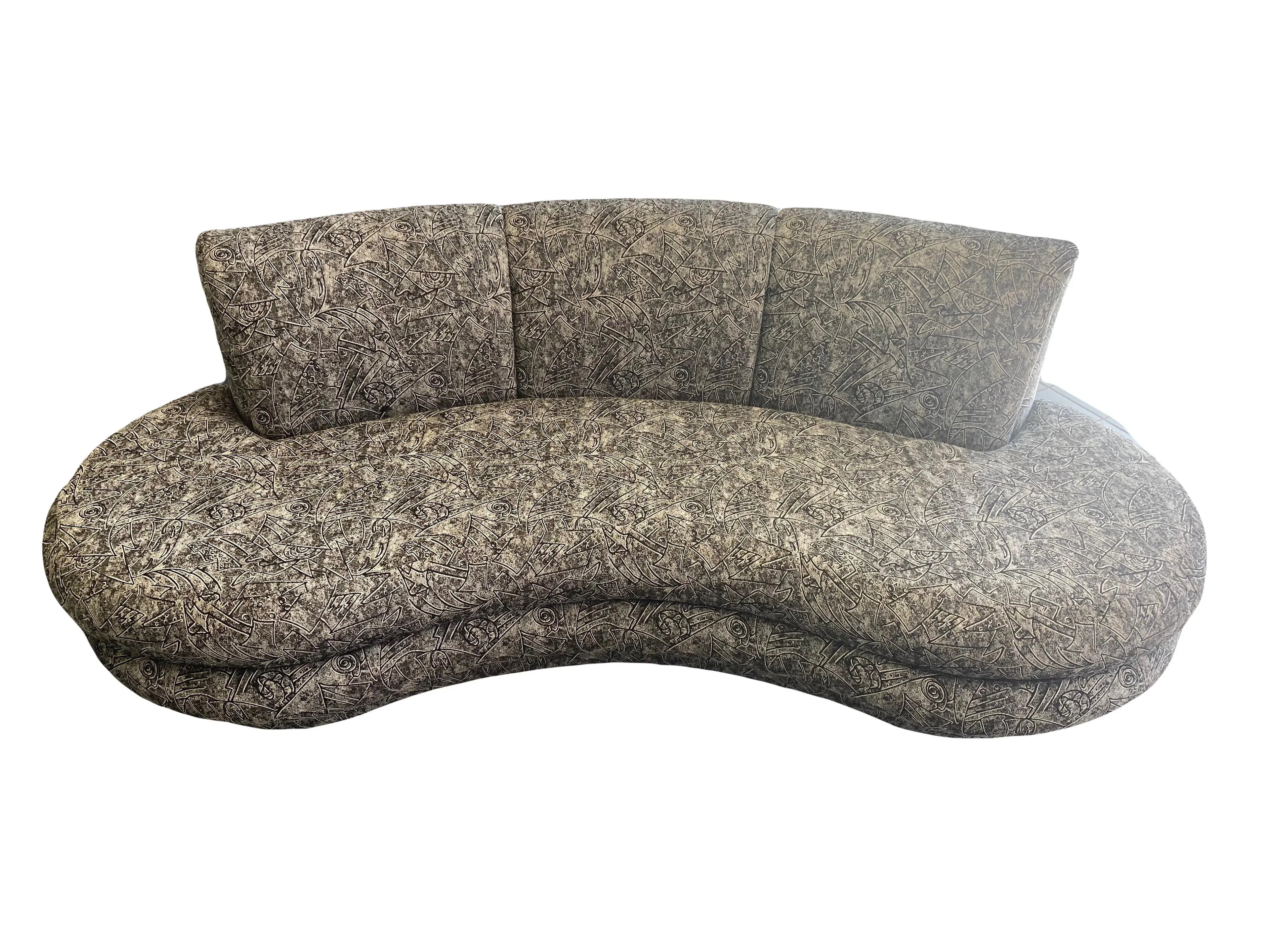 1990s Model 5970-9 Postmodern Biomorphic Cloud Sofa by Adrian Pearsall for Comfort Designs