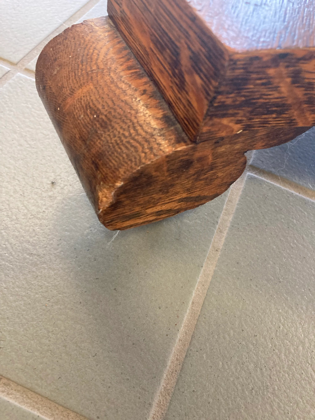 Antique American Empire Arts and Crafts Oval Quartersawn Tiger Oak Library Table or Writing Desk