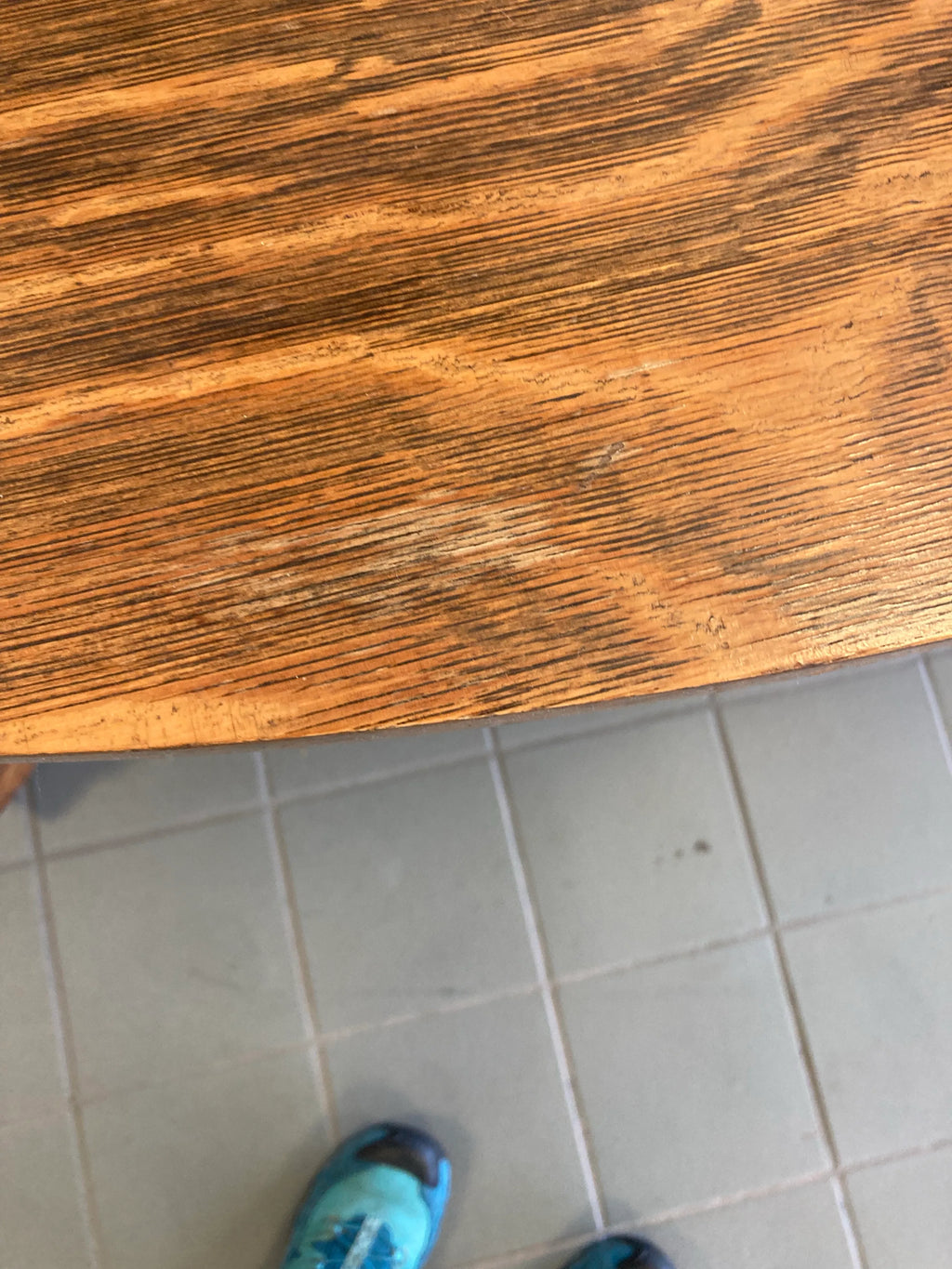 Antique American Empire Arts and Crafts Oval Quartersawn Tiger Oak Library Table or Writing Desk