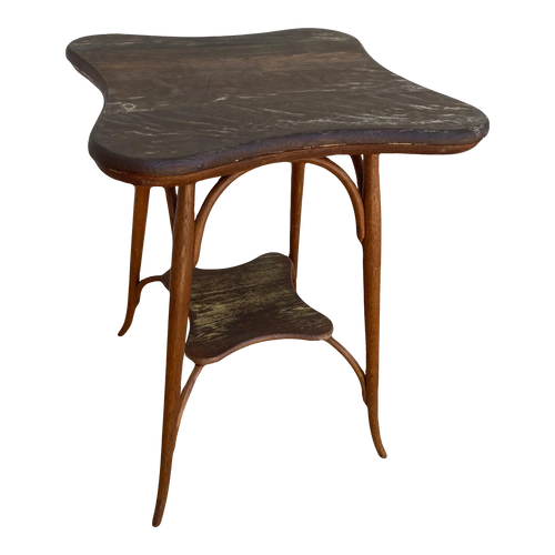 Antique Bentwood Clover Leaf Side Table