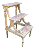 Antique Library Steps or Three-Tiered Side Table