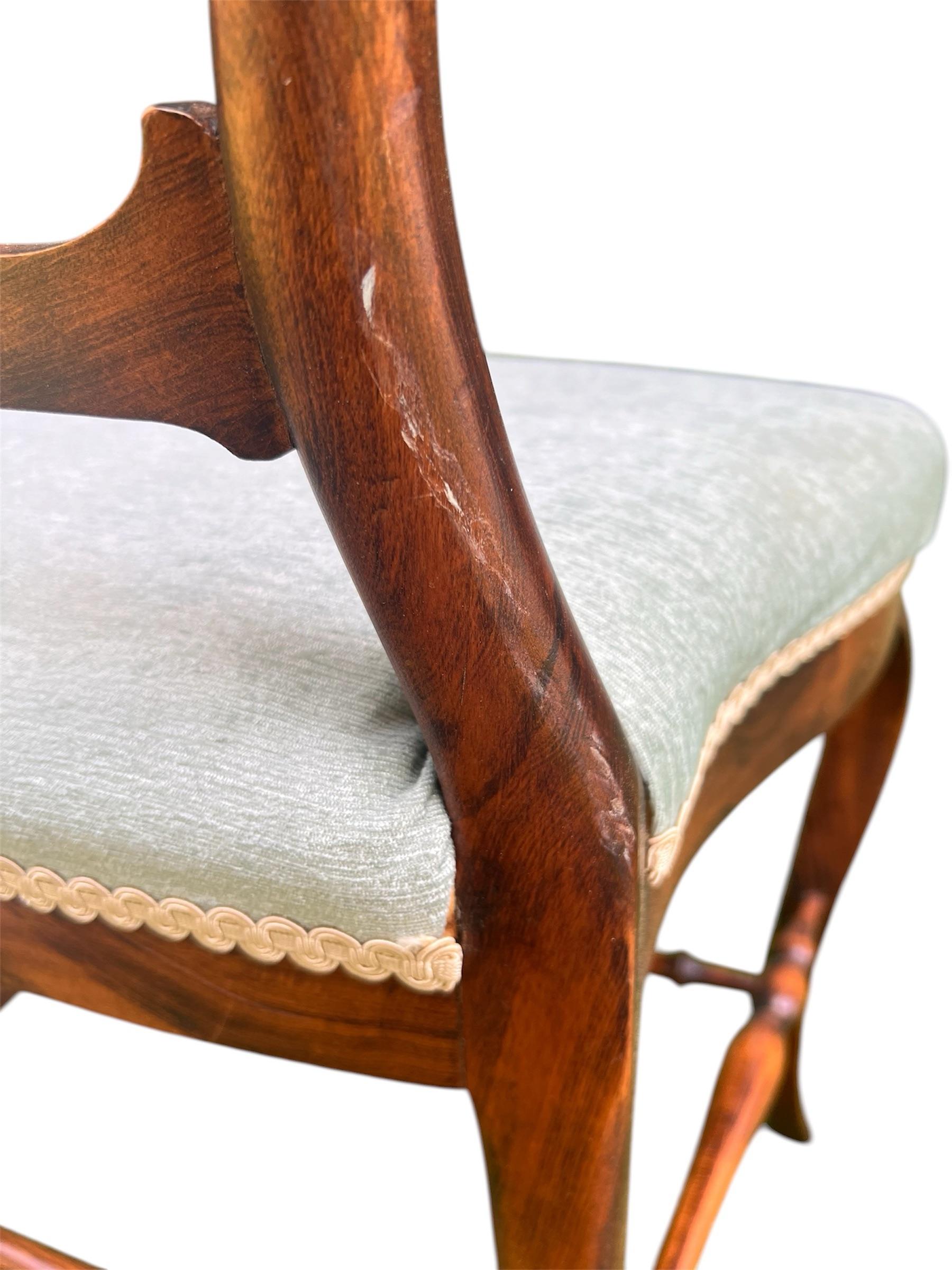 Antique Victorian Rosewood Parlor or Dressing Chair