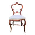 Antique Victorian Rosewood Parlor or Dressing Chair