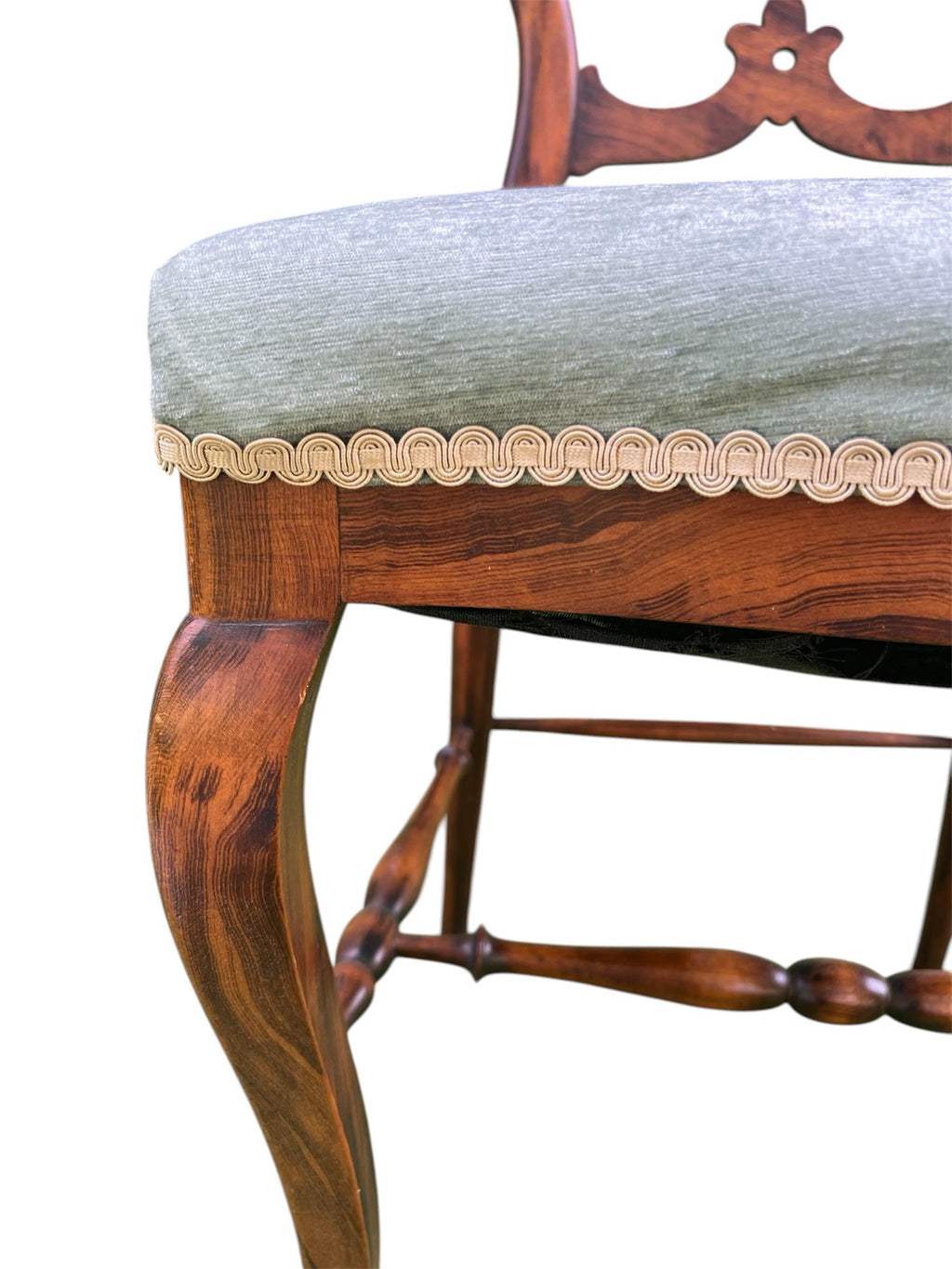 Antique Victorian Rosewood Parlor or Dressing Chair