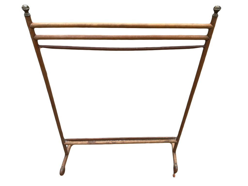 Antique Victorian Stick and Ball Towel Rack