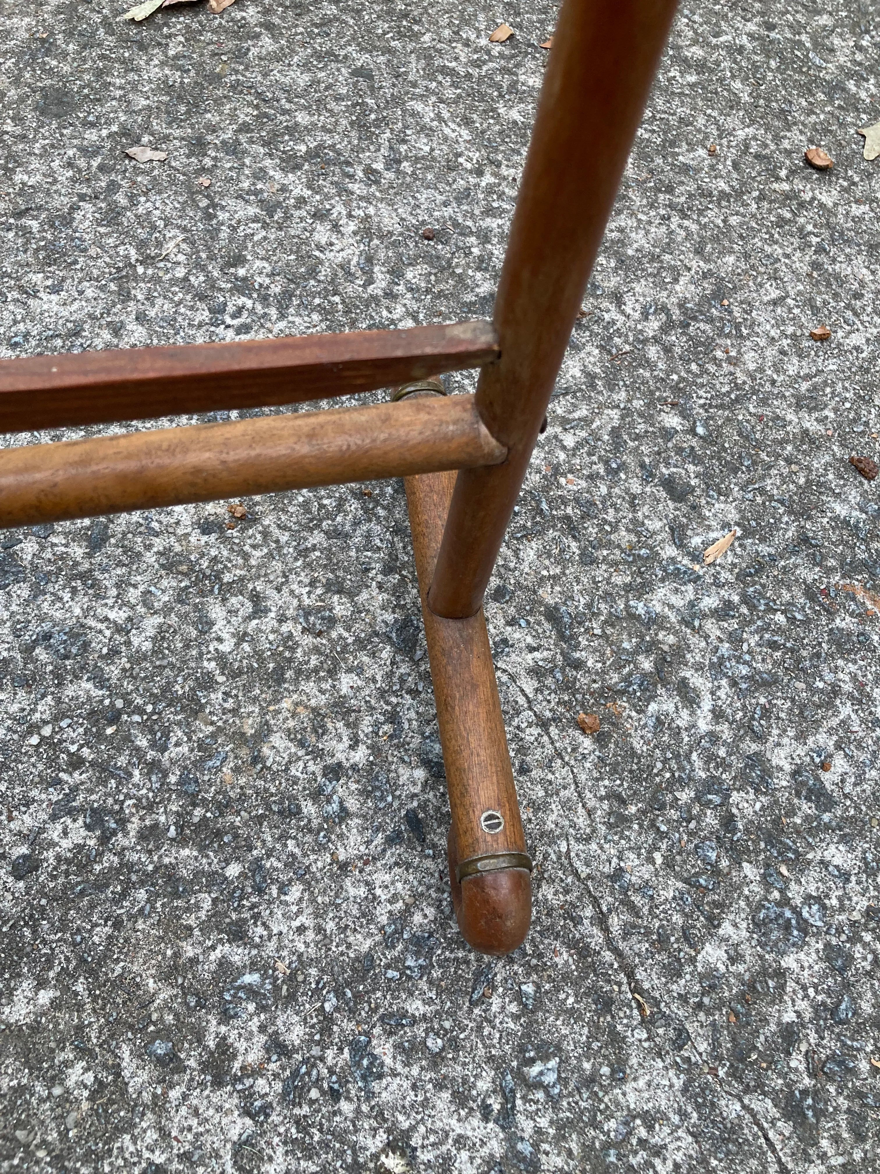 Antique Victorian Stick and Ball Towel Rack