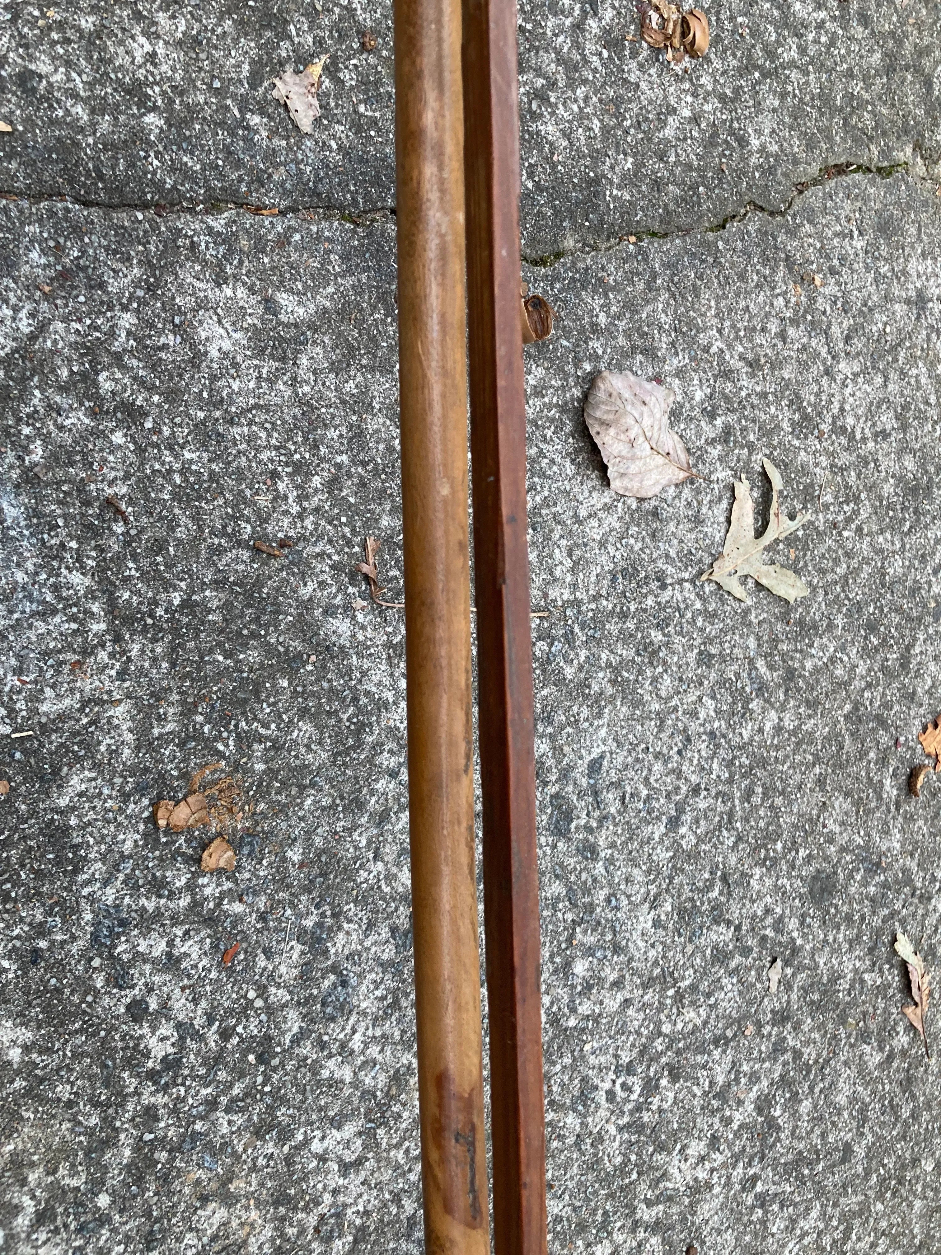 Antique Victorian Stick and Ball Towel Rack