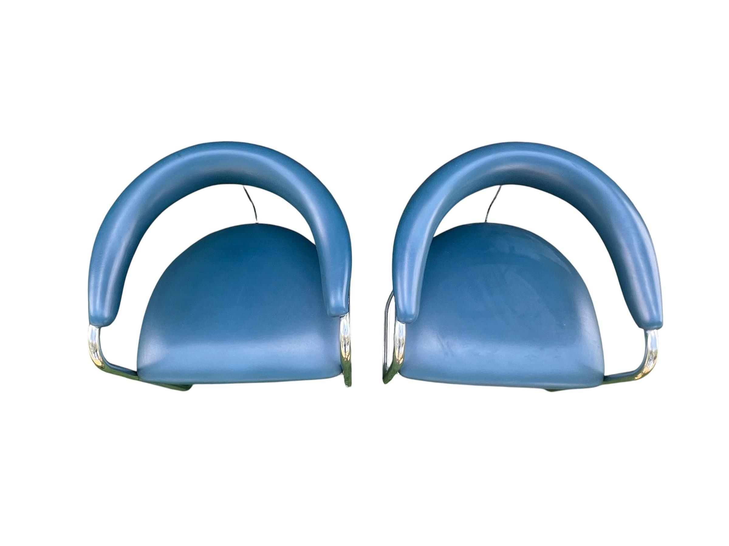 Bauhaus Ss33 Chrome Cantilevered Armchairs Attributed to Anton Lorenz for Thonet