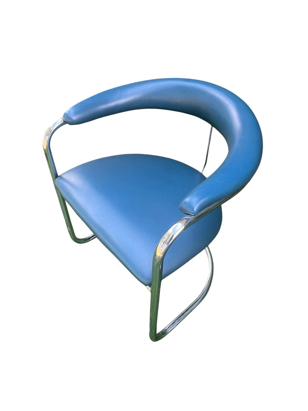 Bauhaus Ss33 Chrome Cantilevered Armchairs Attributed to Anton Lorenz for Thonet
