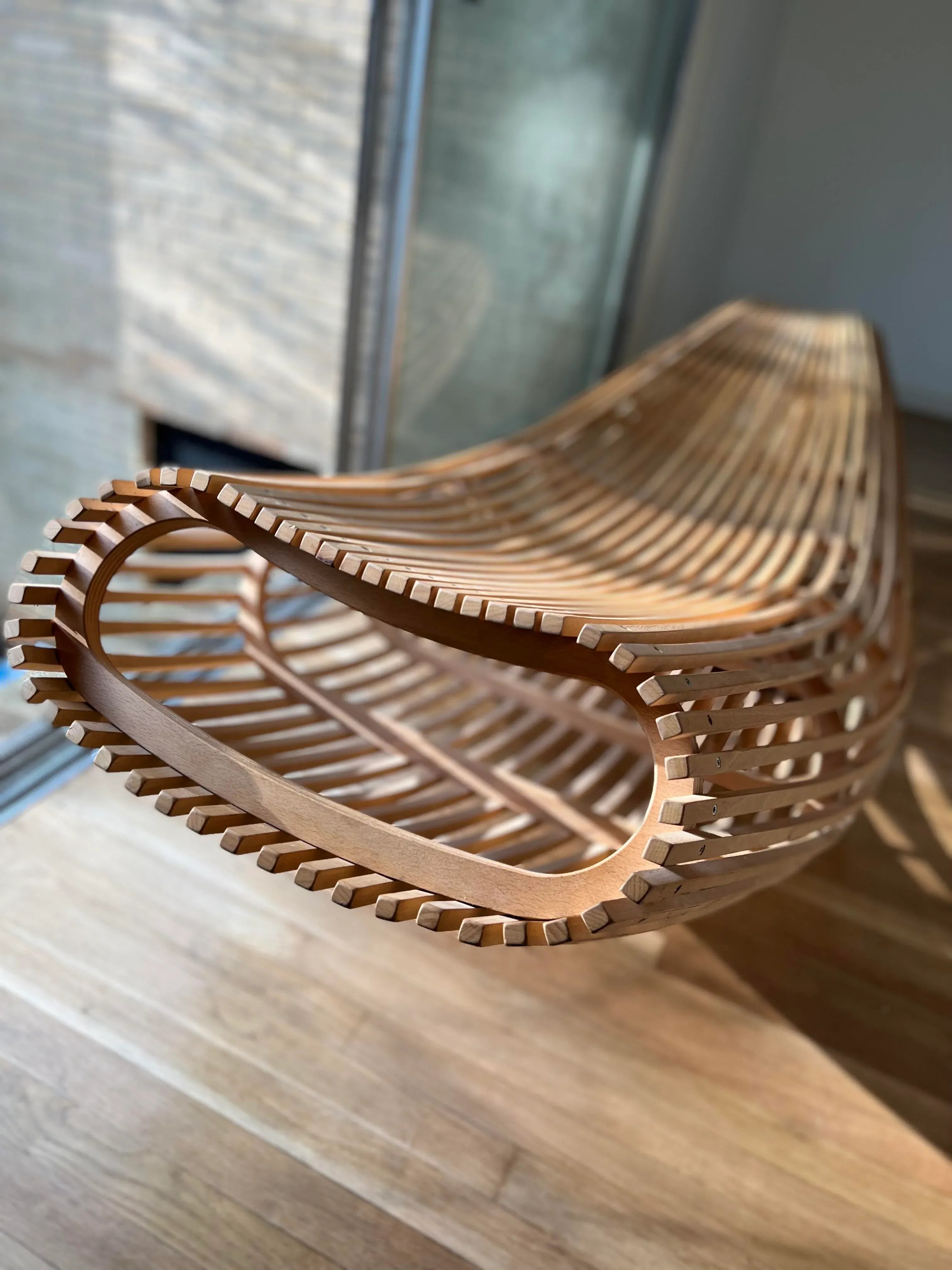 David Trubridge Body Raft 2000 Chaise for Cappellini, Italy