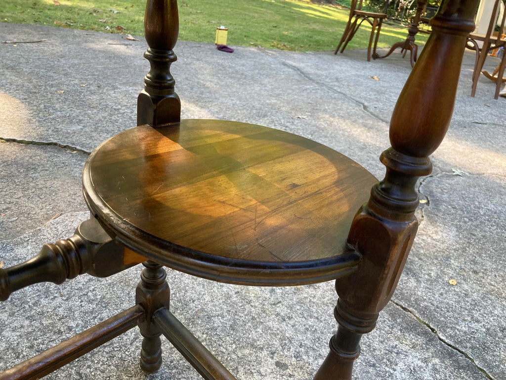 Early 20th Century Oval Mahogany Console Table