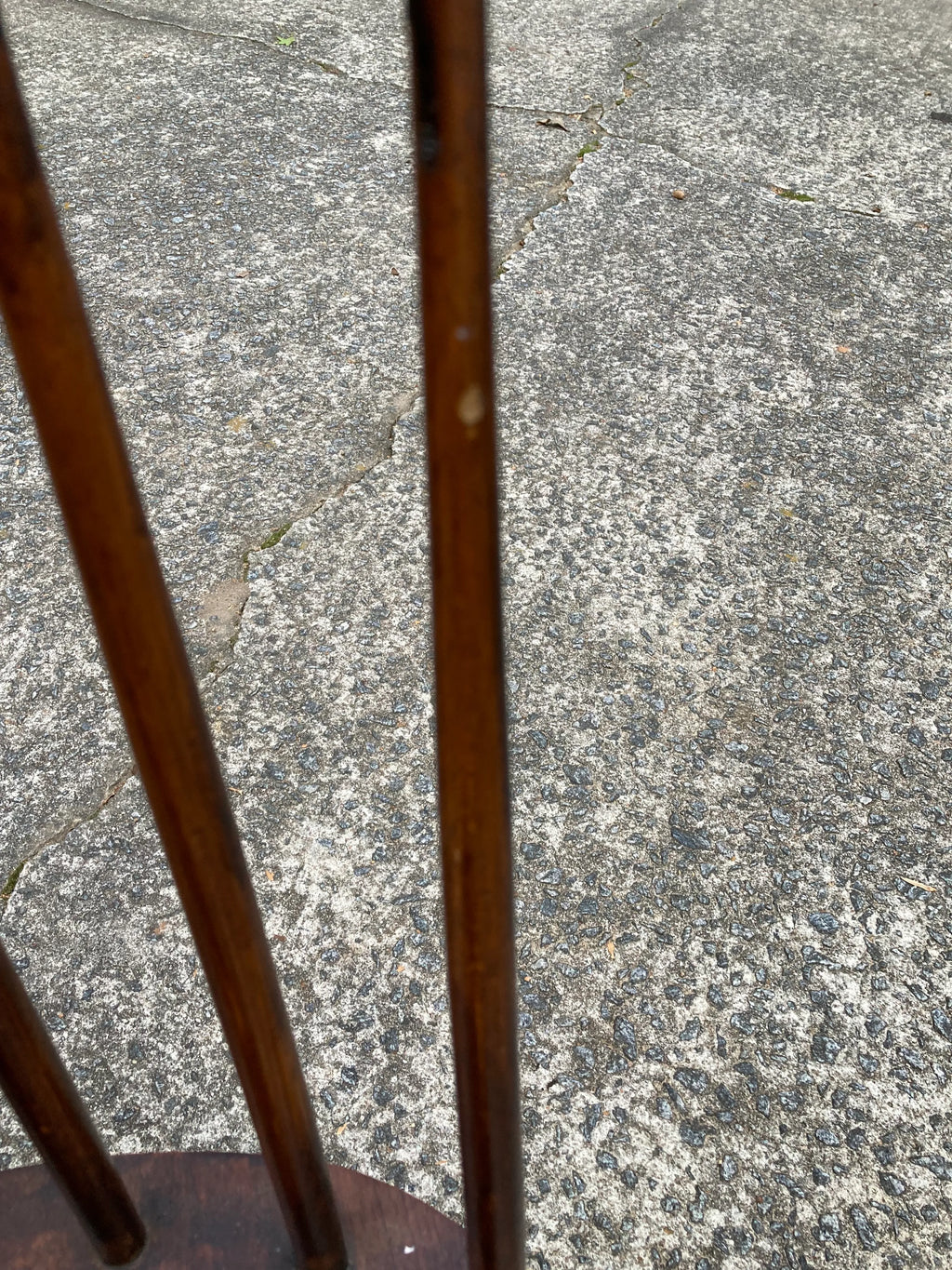 Early 20th Century Vintage Scandinavian Modern Style Spindle Back Side Chair