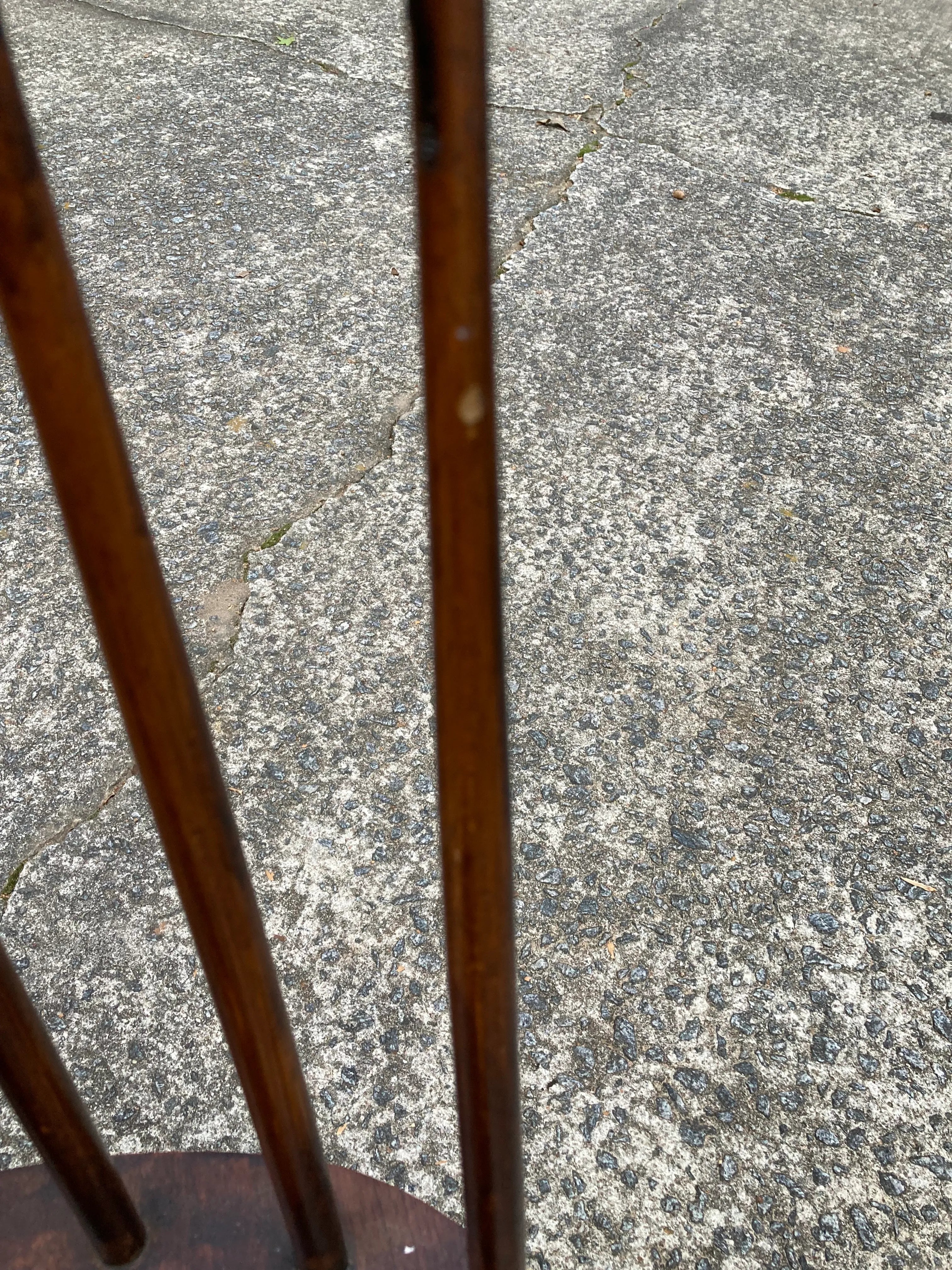 Early 20th Century Vintage Scandinavian Modern Style Spindle Back Side Chair