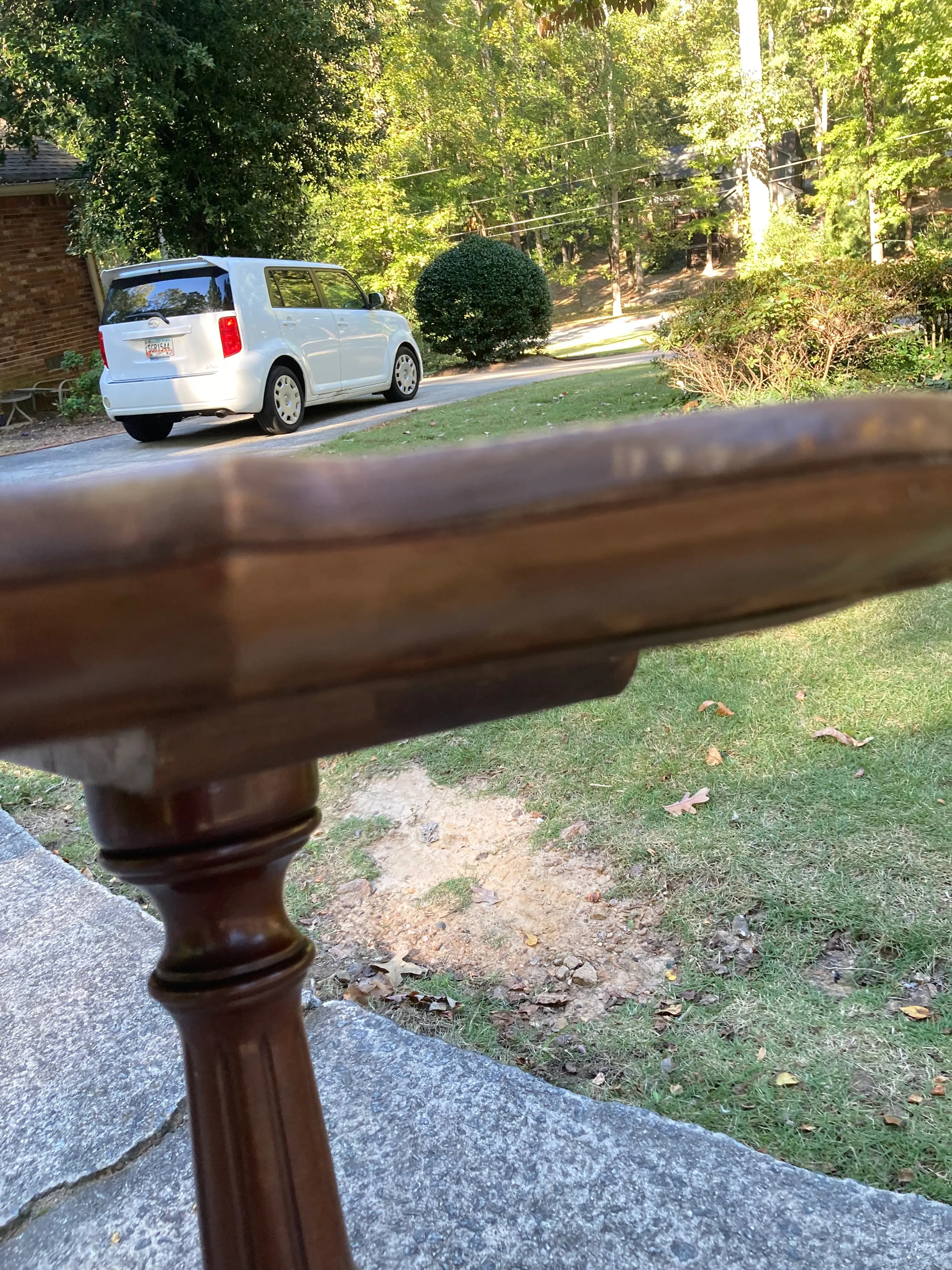 Early 20th Century Wabi Sabi Naturally Distressed Mahogany Pie Crust Tea Table With Ball and Claw Feet