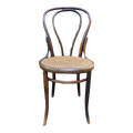 Early Jacob and Josef Kohn No. 30 Bentwood Cafe Chair With Caned Seat