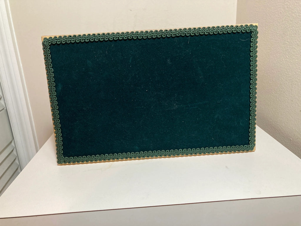 Hand-Crafted Burlwood Gentleman’s Dresser Box