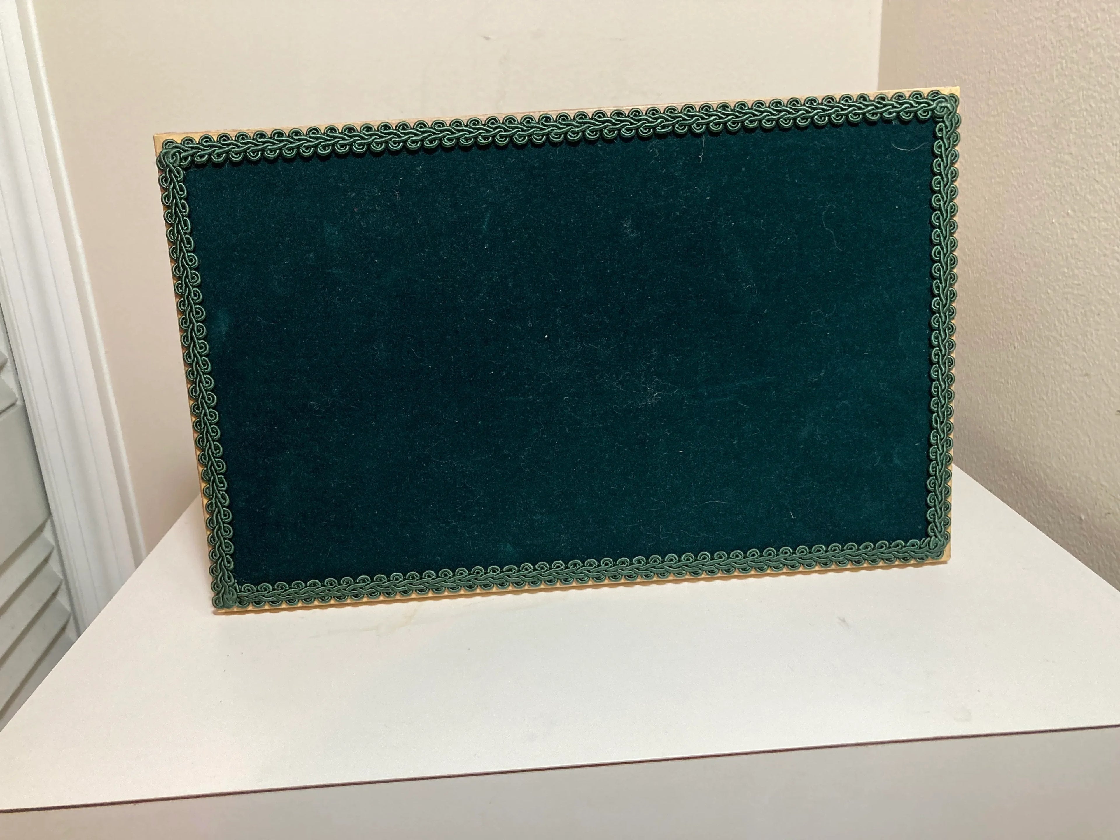 Hand-Crafted Burlwood Gentleman’s Dresser Box