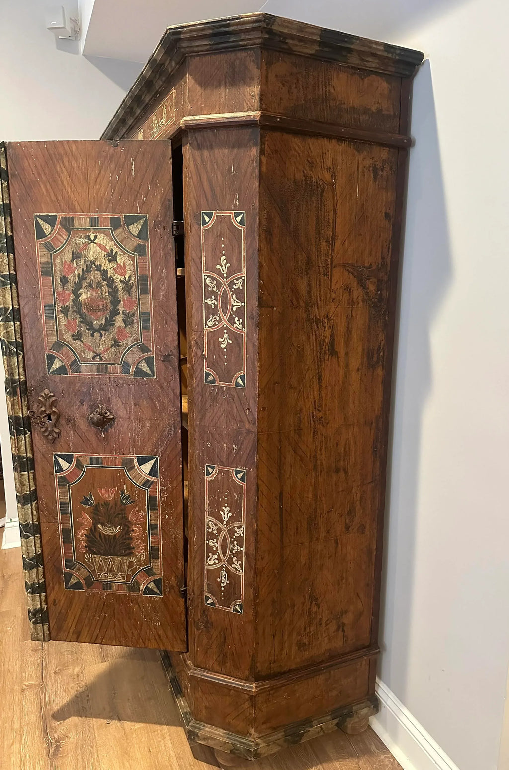 Late 17th Century Monumental Tyrolean Wedding Chest or Armoire