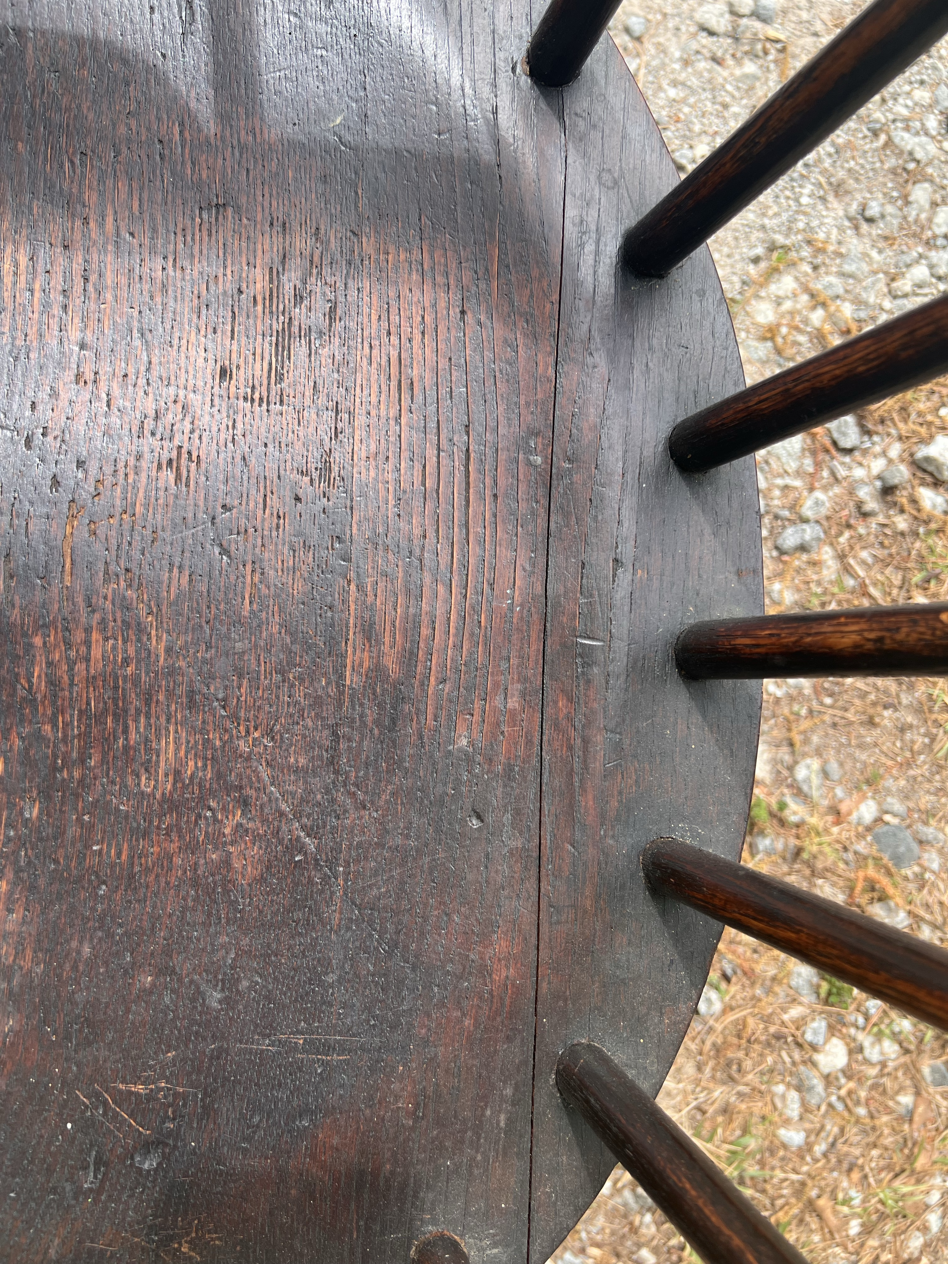 Late 19th-Century American Firehouse Sack Back Windsor Armchair