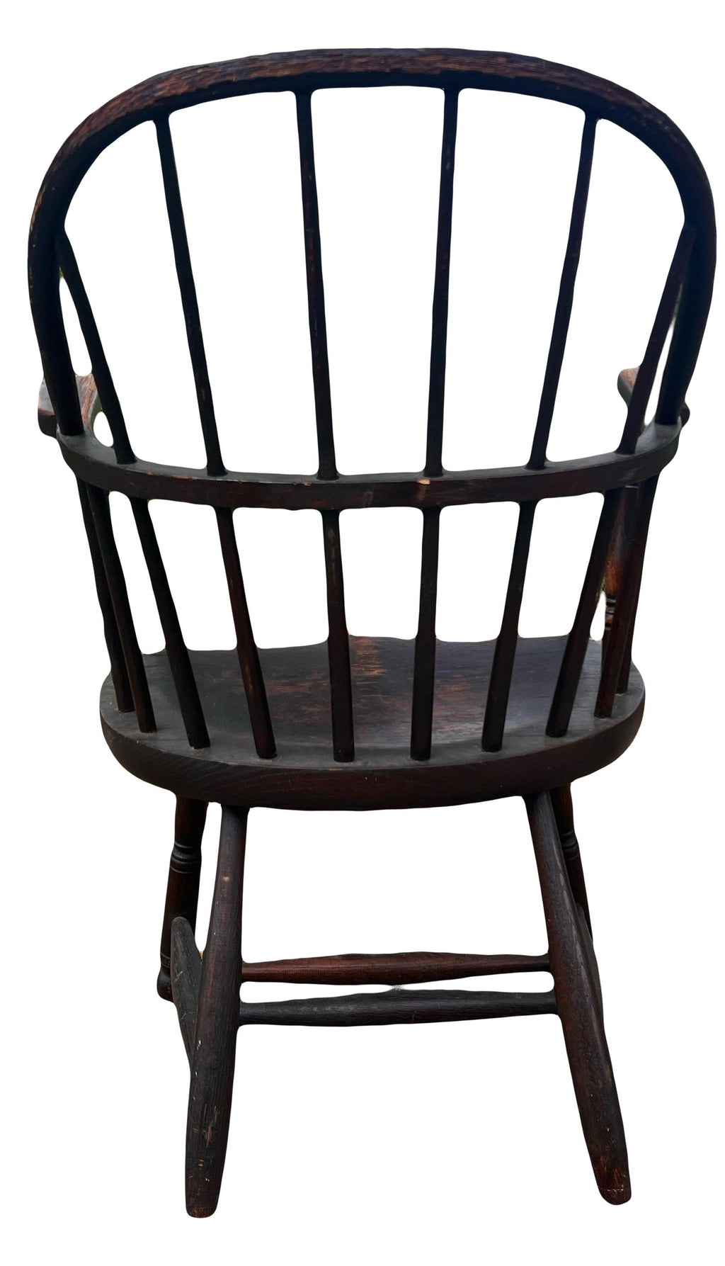 Late 19th-Century American Firehouse Sack Back Windsor Armchair