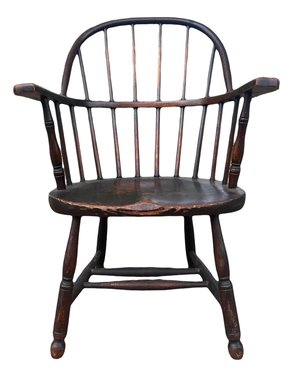 Late 19th-Century American Firehouse Sack Back Windsor Armchair