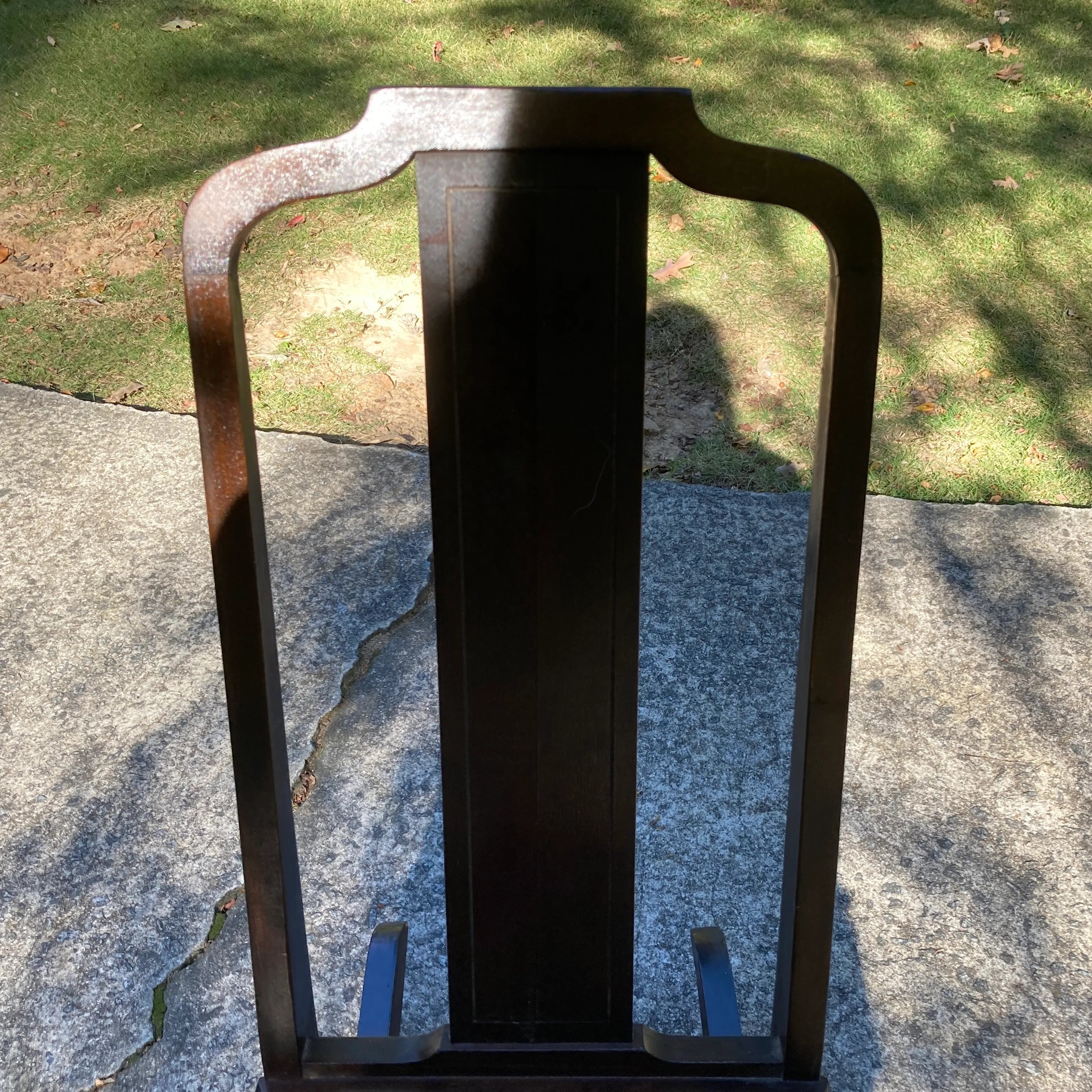 Late 19th Century Antique Armless Child’s Rocking Chair With Caned Seat