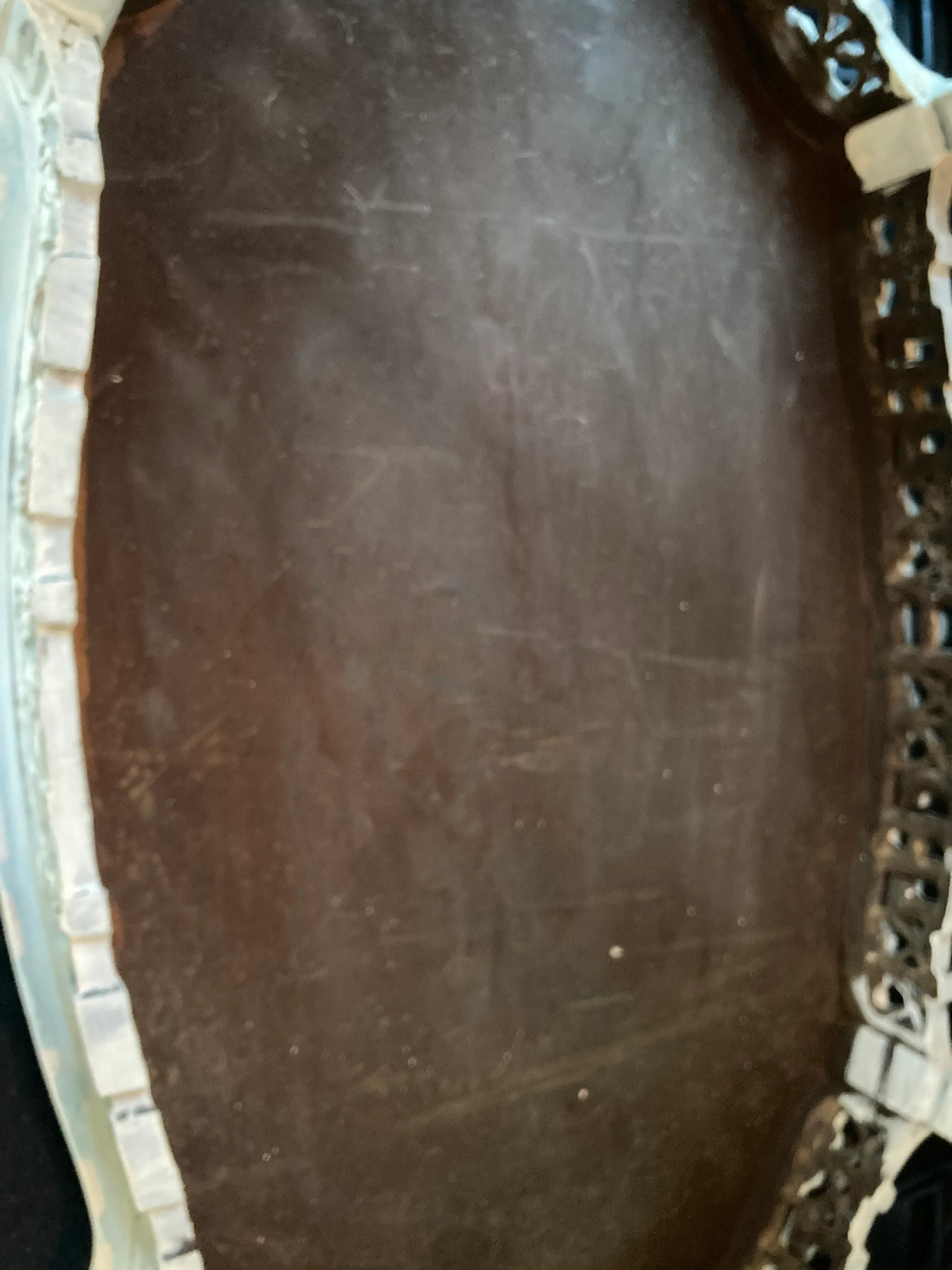Late 19th Century Antique French Provincial Bleached Marquetry Occasional Table With Bronze Gallery