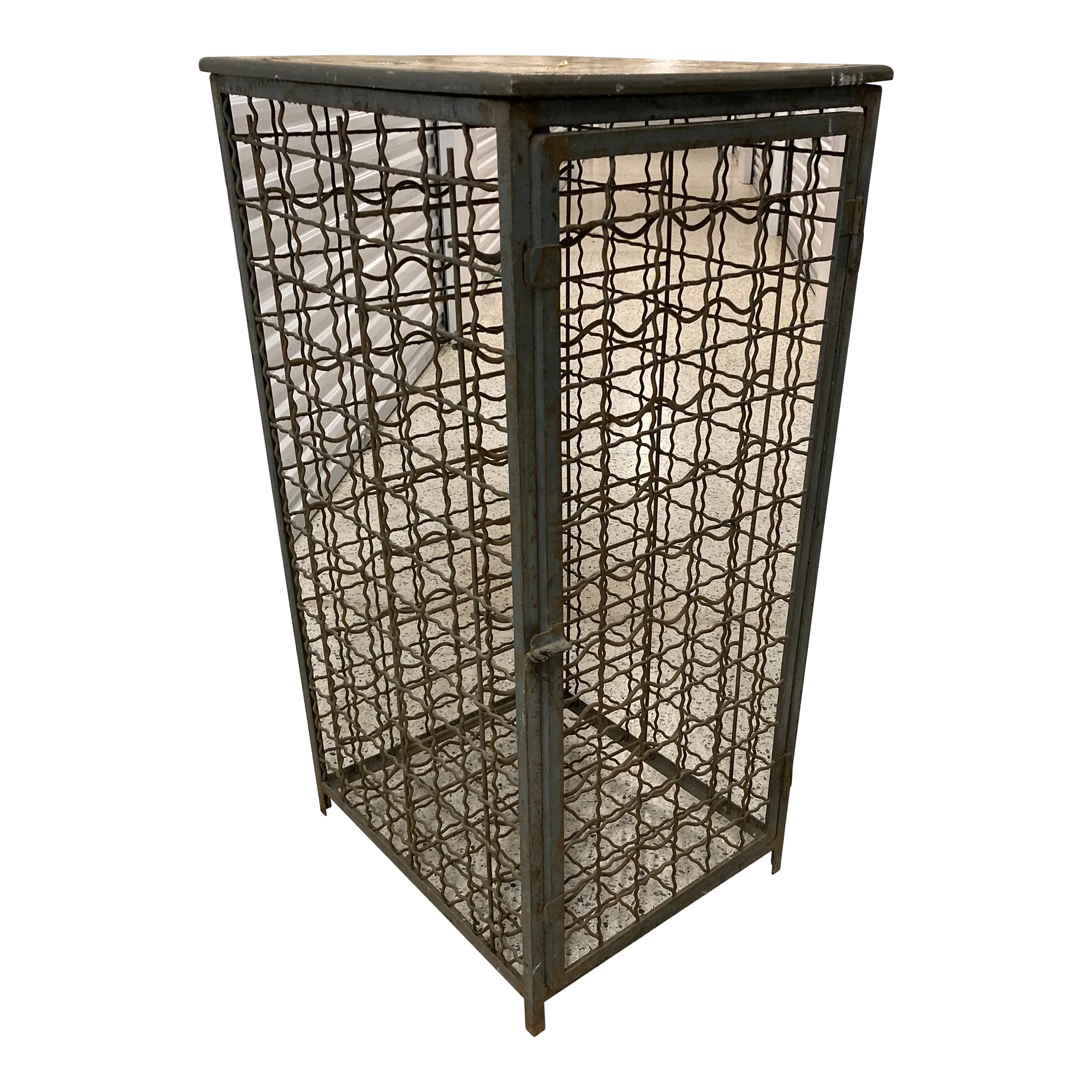 Late 19th Century French Industrial Wine Cage
