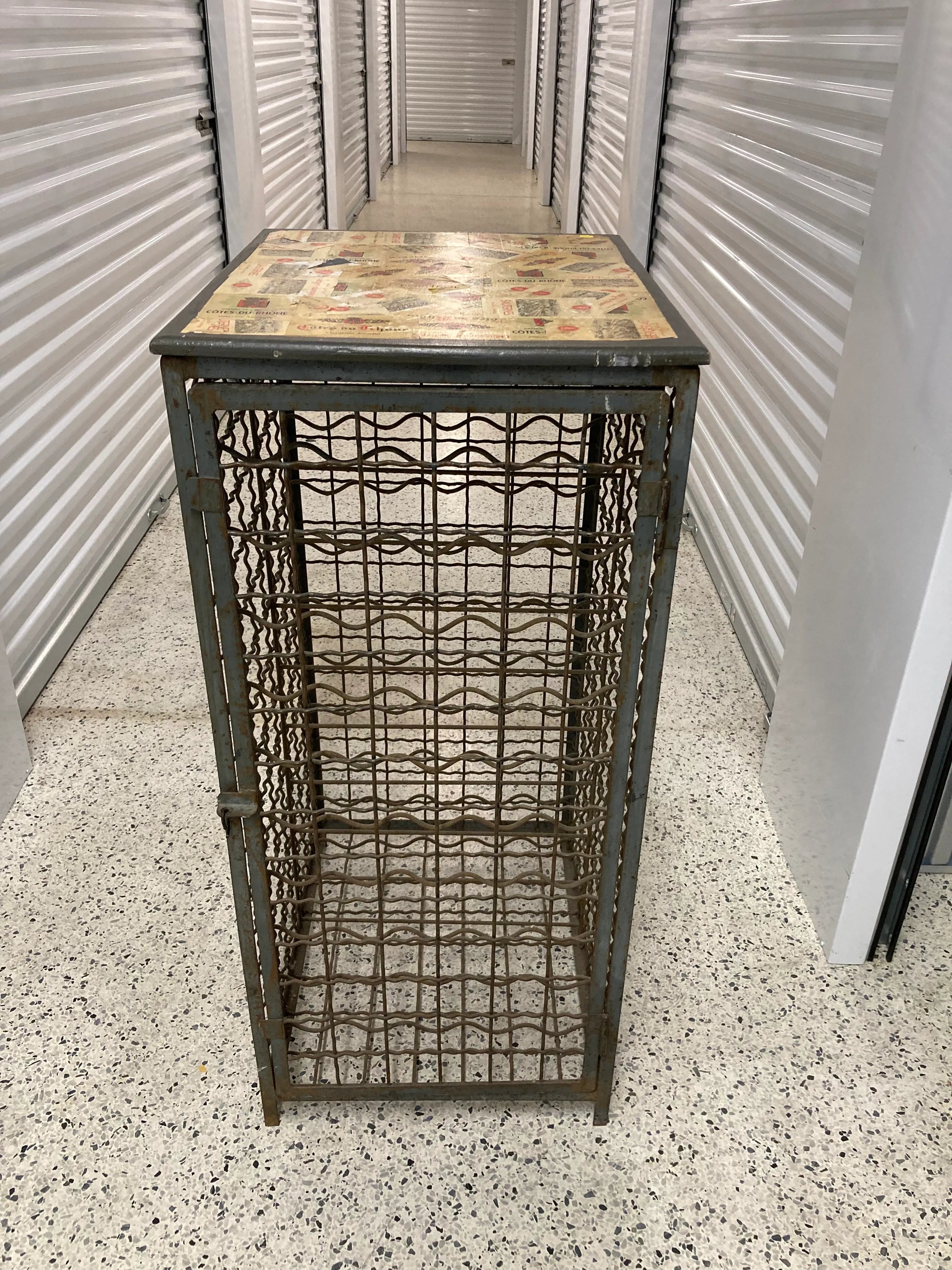 Late 19th Century French Industrial Wine Cage