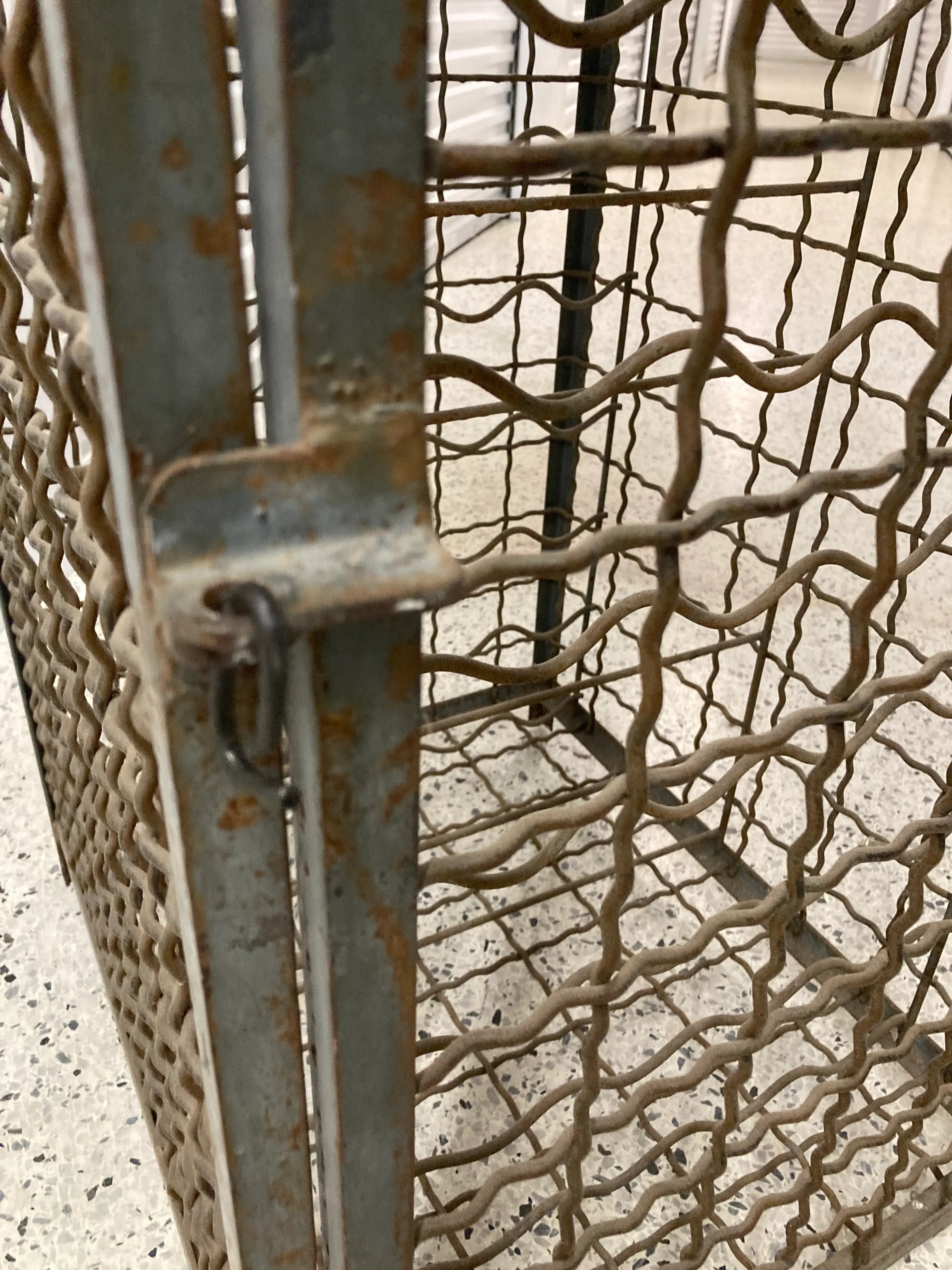 Late 19th Century French Industrial Wine Cage
