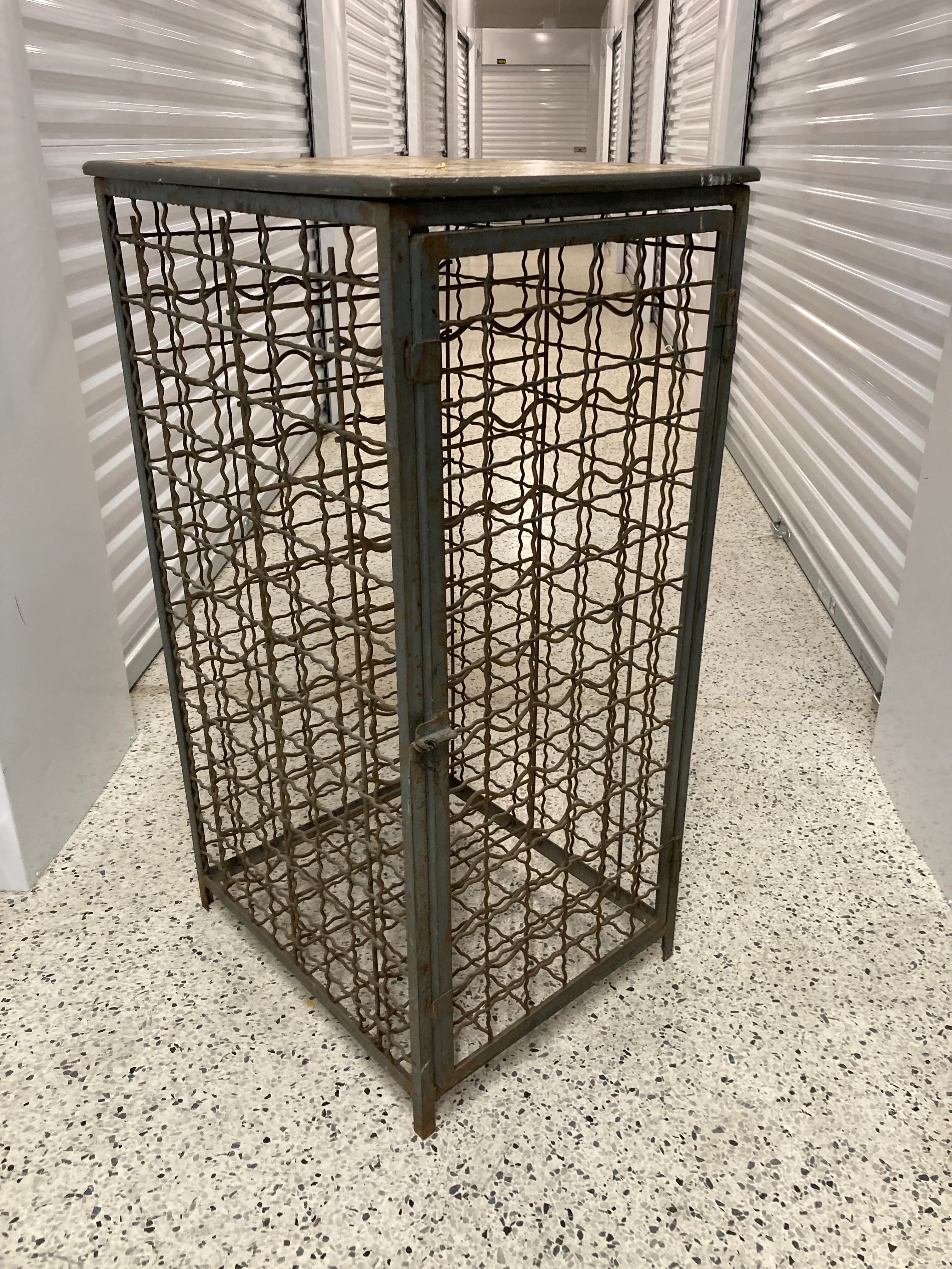 Late 19th Century French Industrial Wine Cage