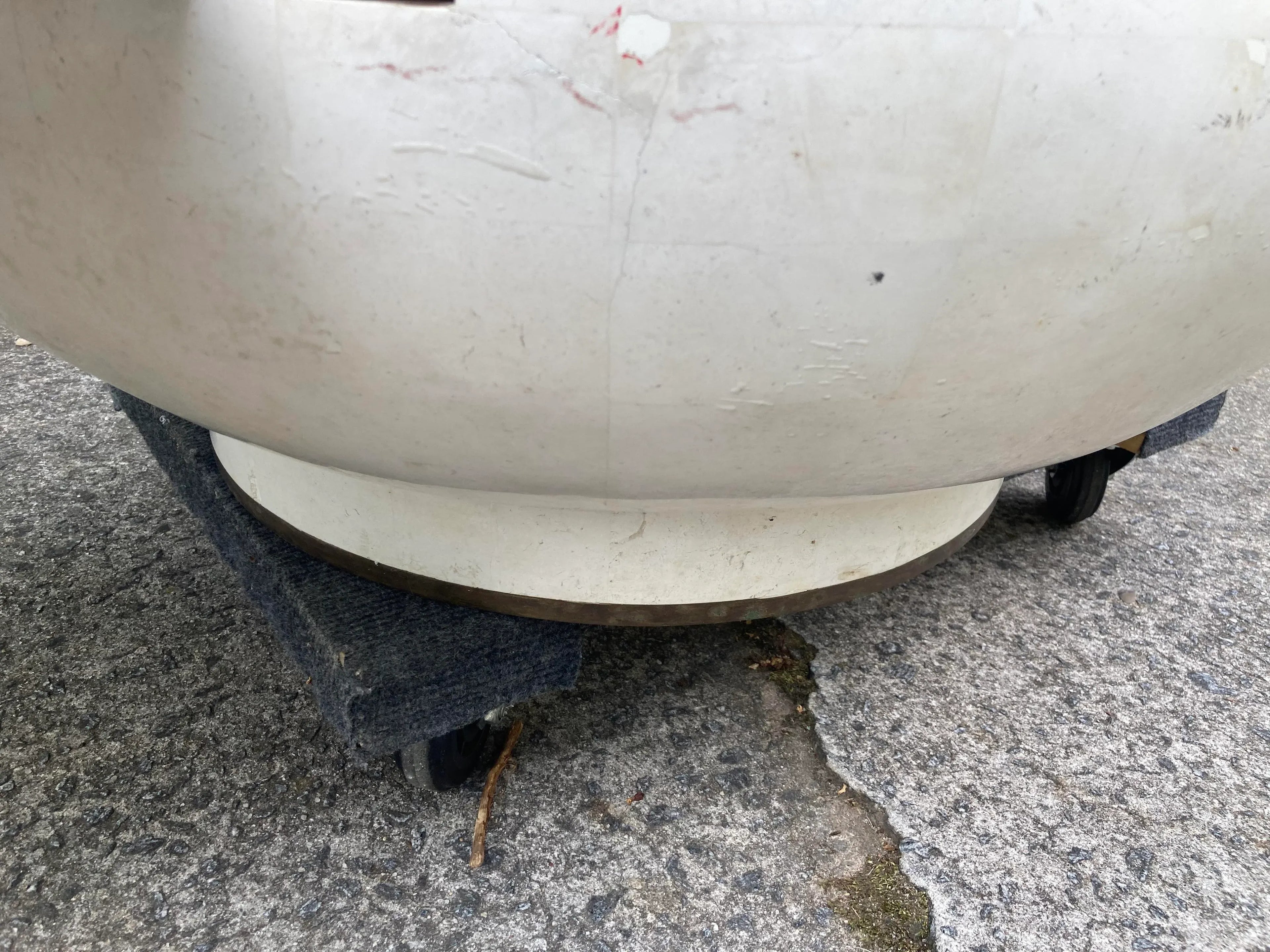 Late 20th Century Post-Modern Tessellated Stone Expanding Occasional Table After Karl Springer