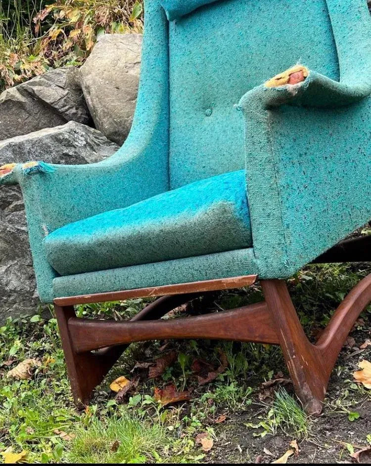 Mid 20th Century Adrian Pearsall for Craft Associates 2486-C High Back Lounge Chair