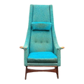Mid 20th Century Adrian Pearsall for Craft Associates 2486-C High Back Lounge Chair