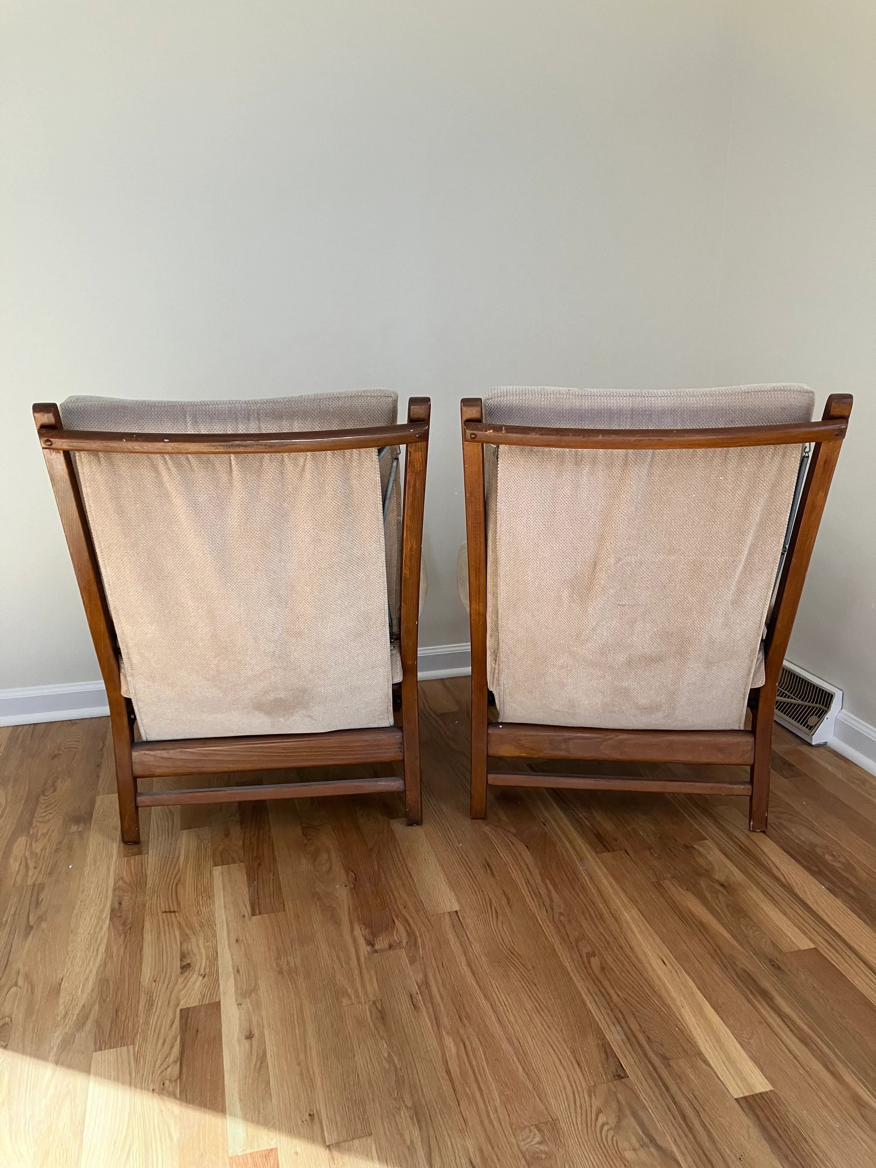 Mid-20th Century Armchairs and Footstool by Samuel Parker for Parker Knoll, England - Set of 3
