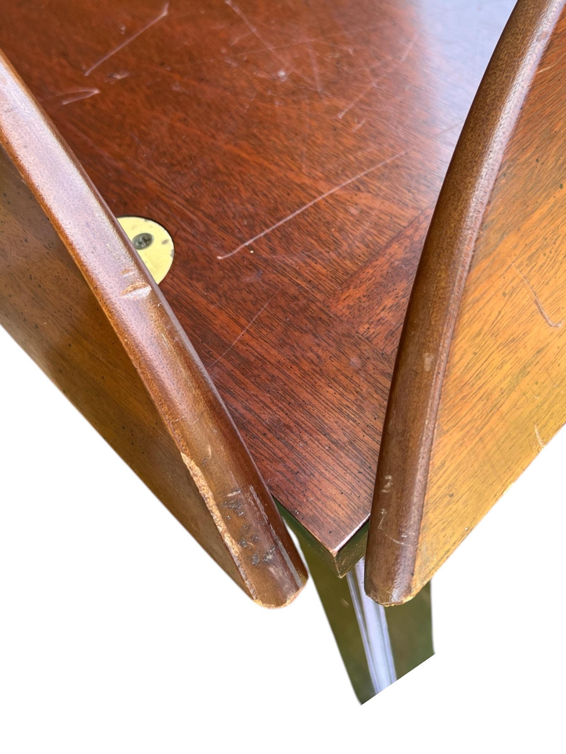 Mid-20th Century Attributed to Henkel Harris Butler Coffee or Occasional Table in Solid Cherry